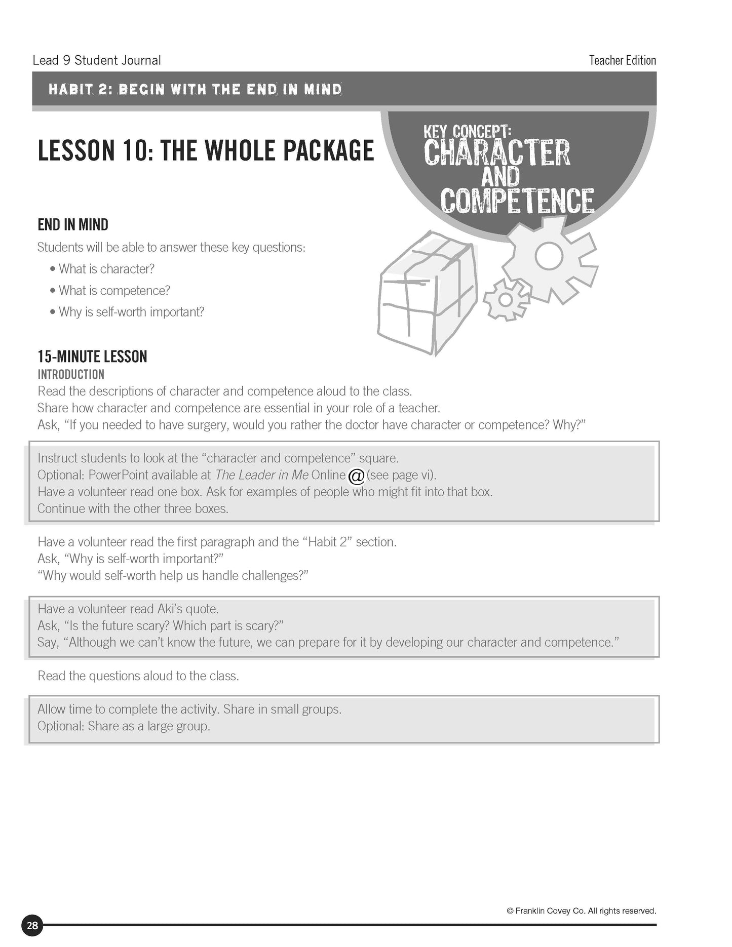 LEAD Journal Level 9: Teacher Edition