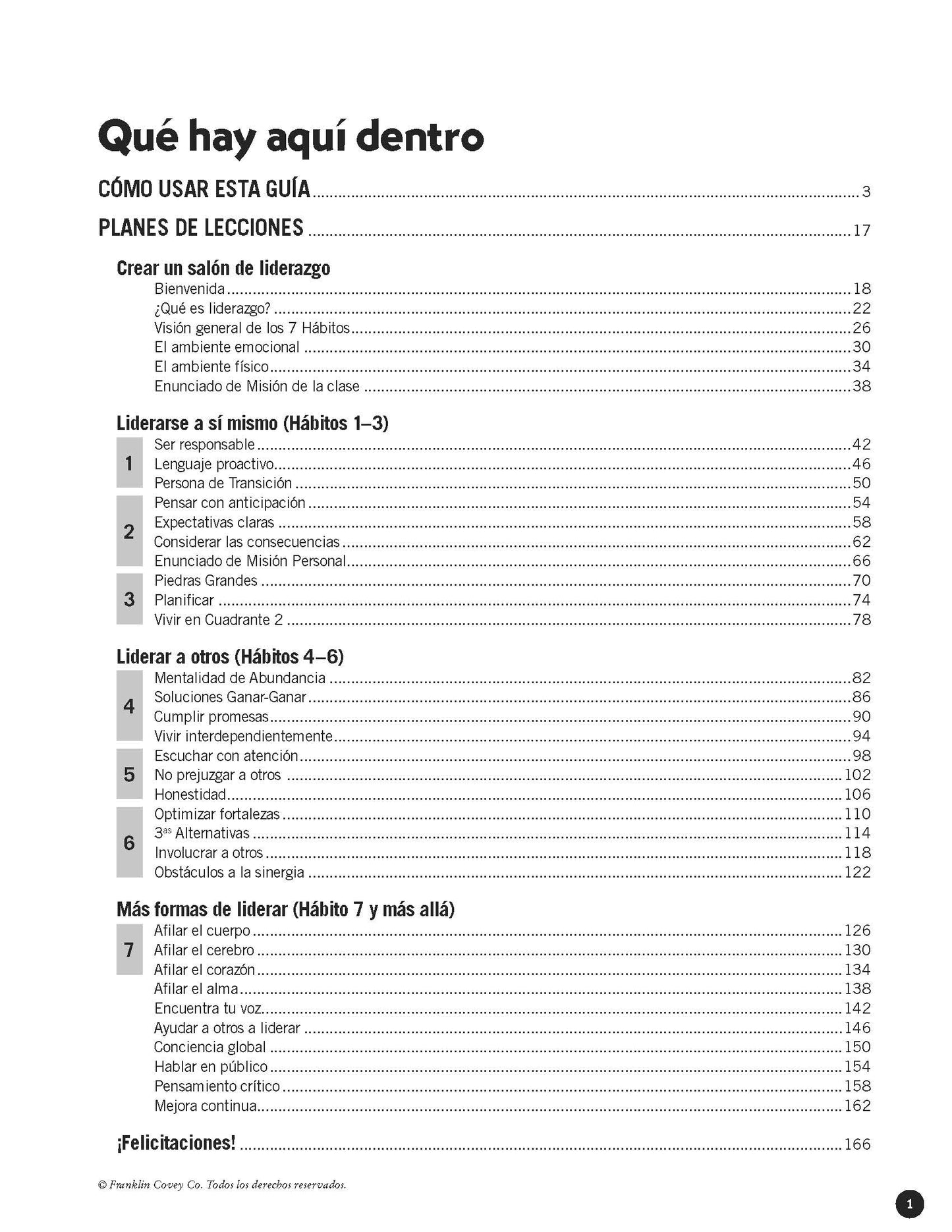 Leadership Guide Level 1: Teacher Edition (Spanish)