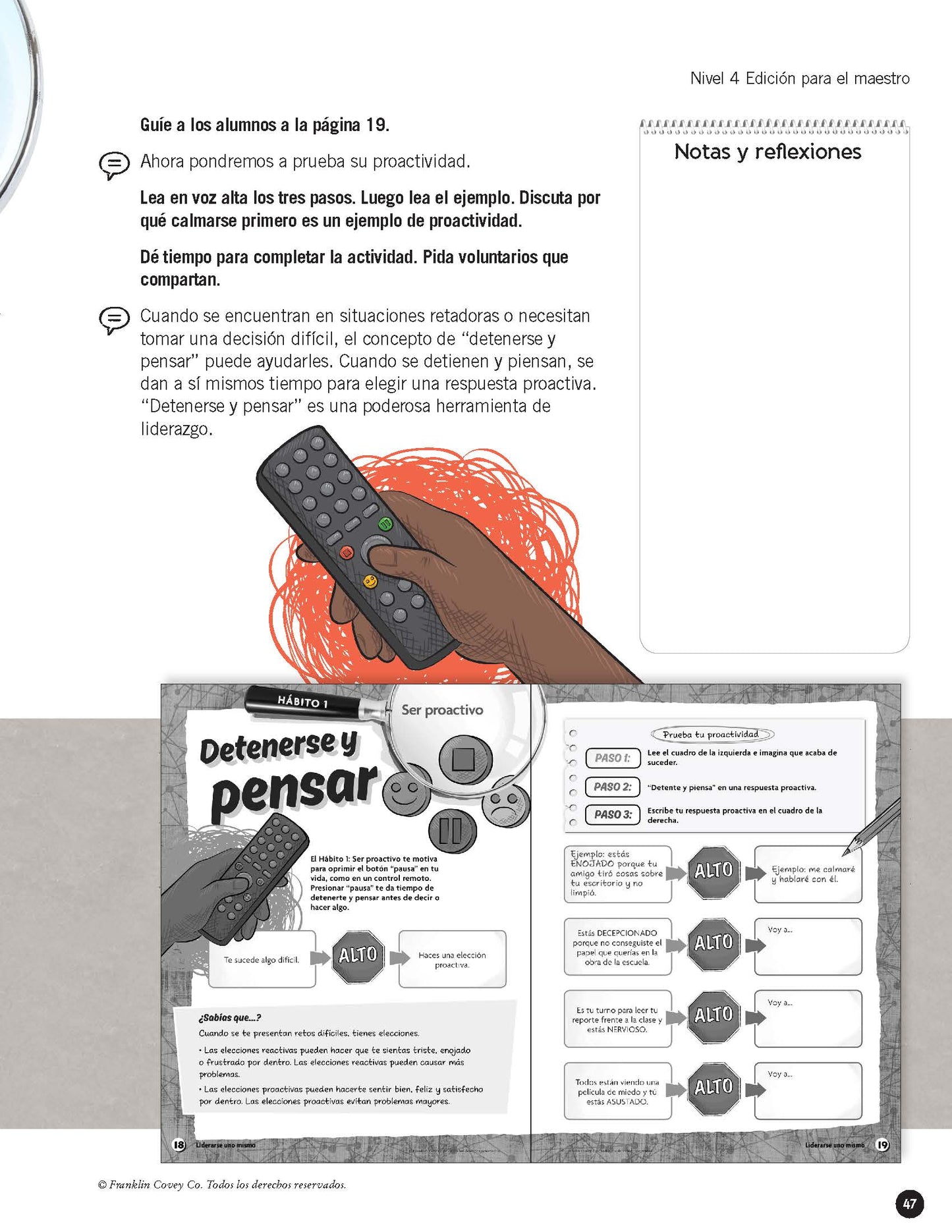 Leadership Guide Level 4: Teacher Edition (Spanish)