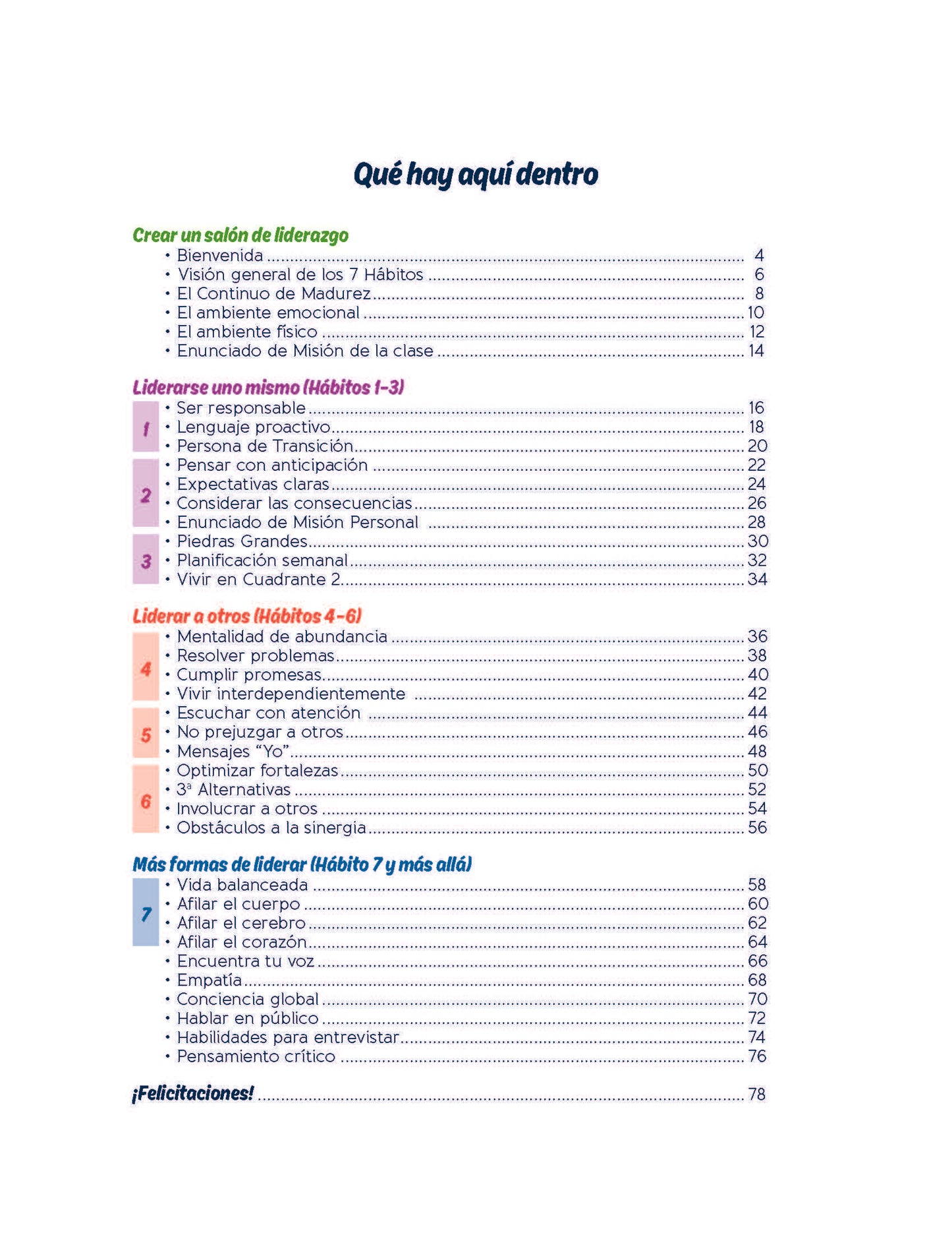 Leadership Guide Level 5: Student Edition (Spanish)