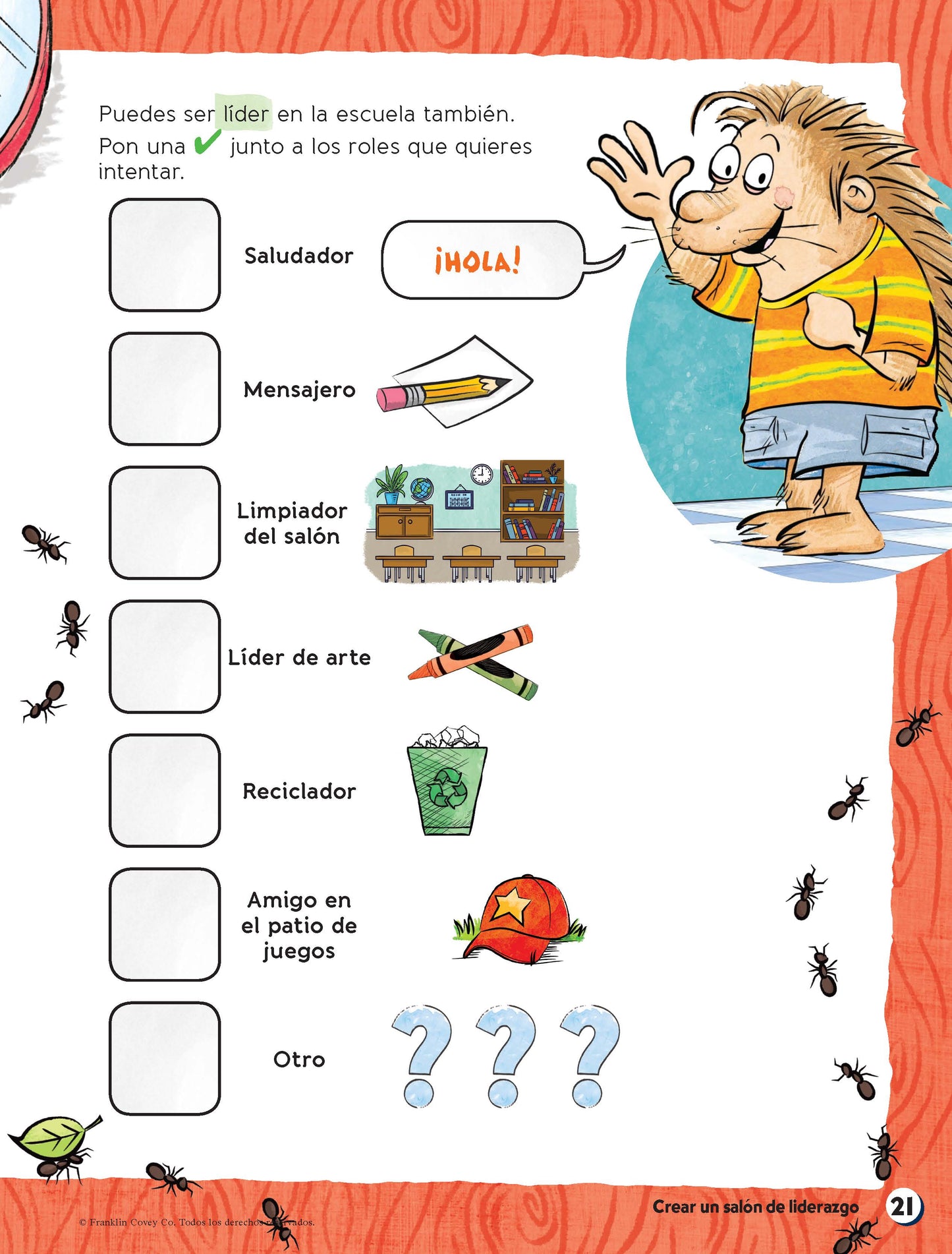 Leadership Guide Level K: Student Edition (Spanish)