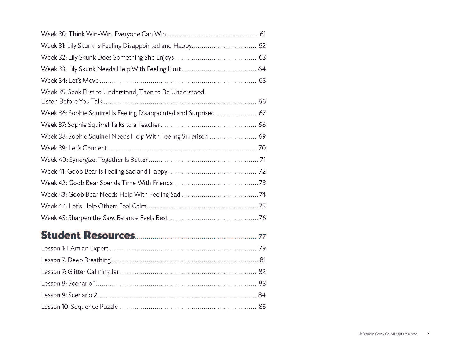 Early Learning Emotions & Self-Regulation: Teacher Guide