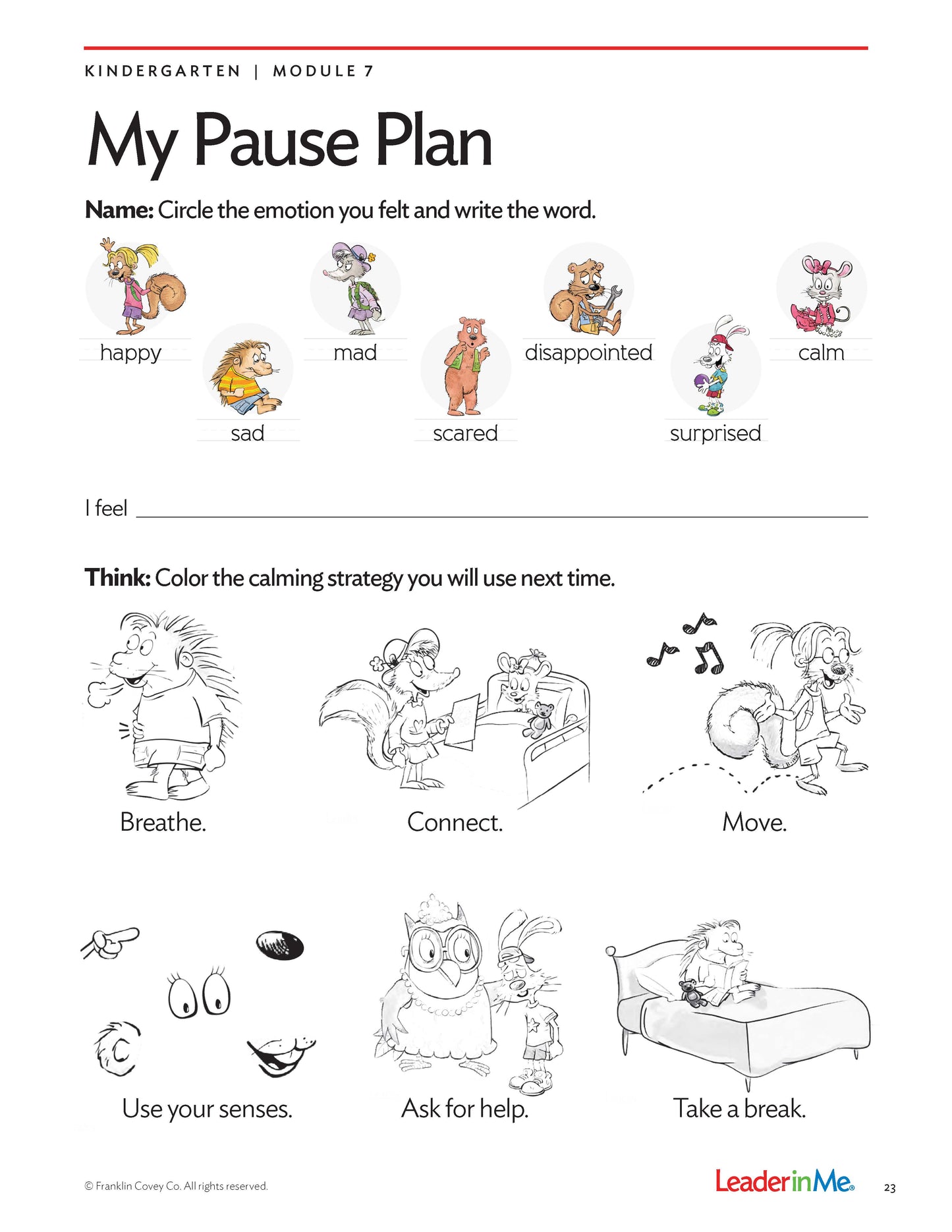 Curriculum Companion Level K: Student Edition