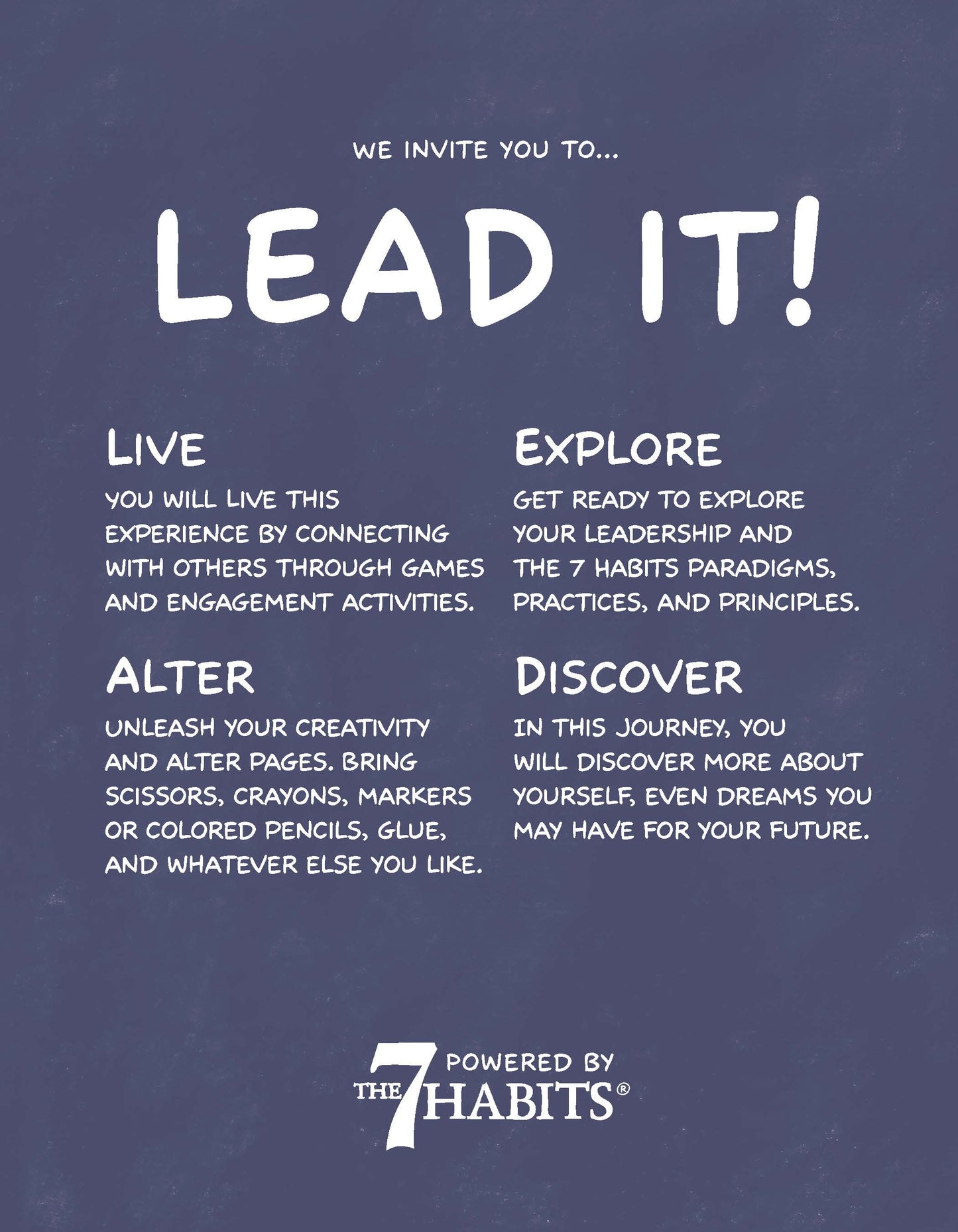 7 Habits Imagination Series Level 7: Student Guide (NEW)