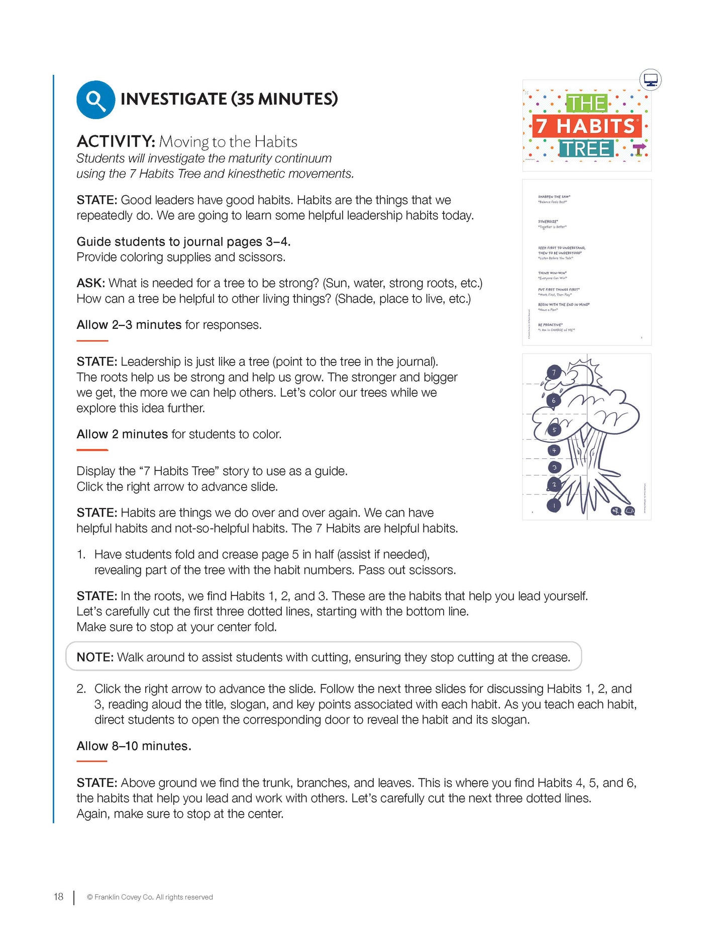 7 Habits Imagination Series Level 1: Educator Guide (NEW)