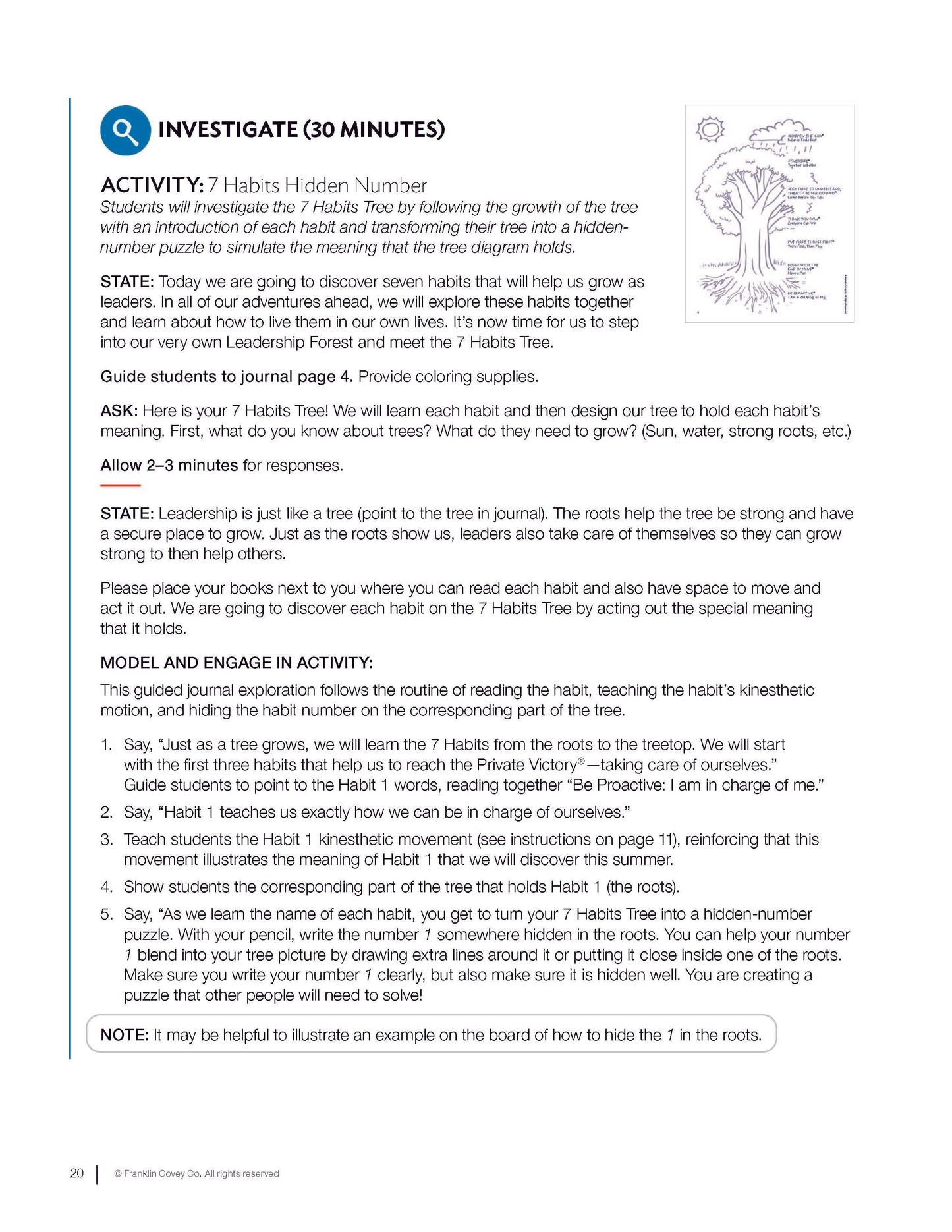 7 Habits Imagination Series Level 2: Educator Guide (NEW)