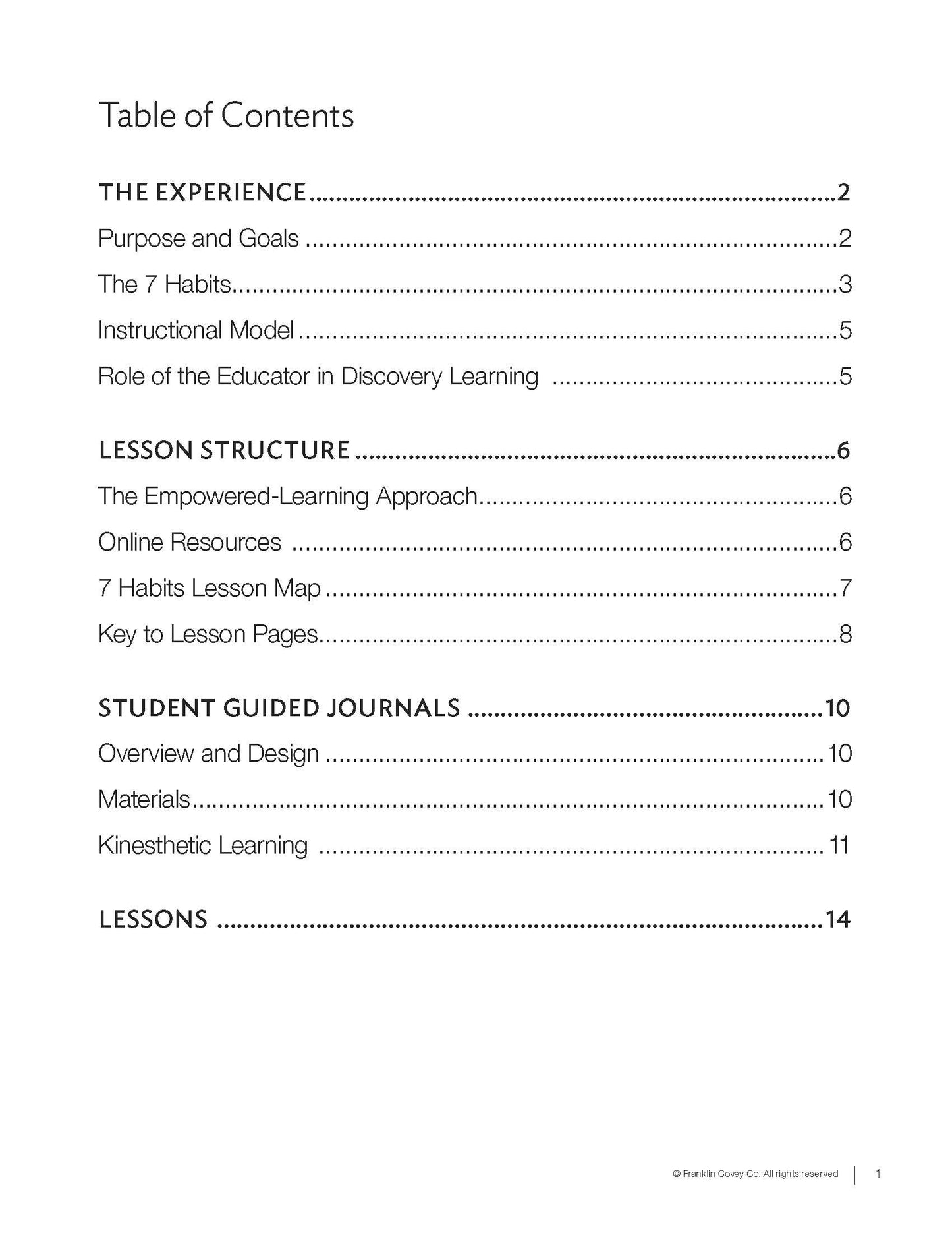 7 Habits Imagination Series Level 2: Educator Guide (NEW)