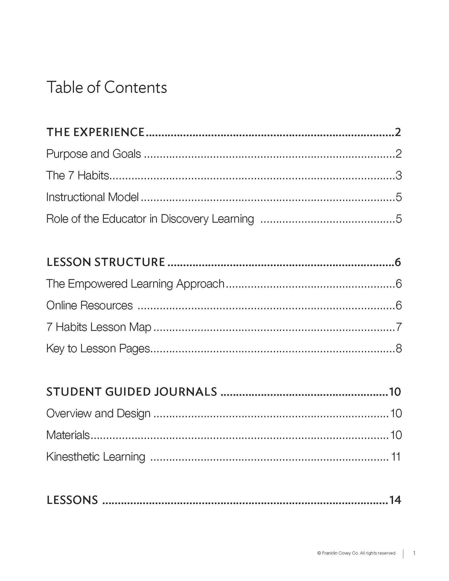 7 Habits Imagination Series Level 3: Educator Guide (NEW)