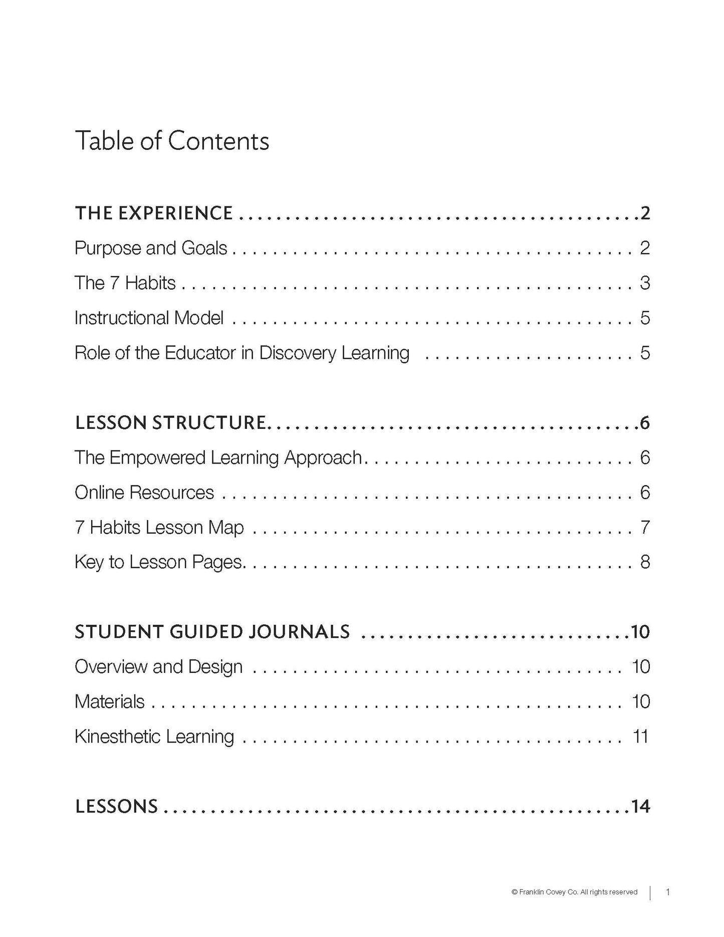 7 Habits Imagination Series Level 4: Educator Guide (NEW)