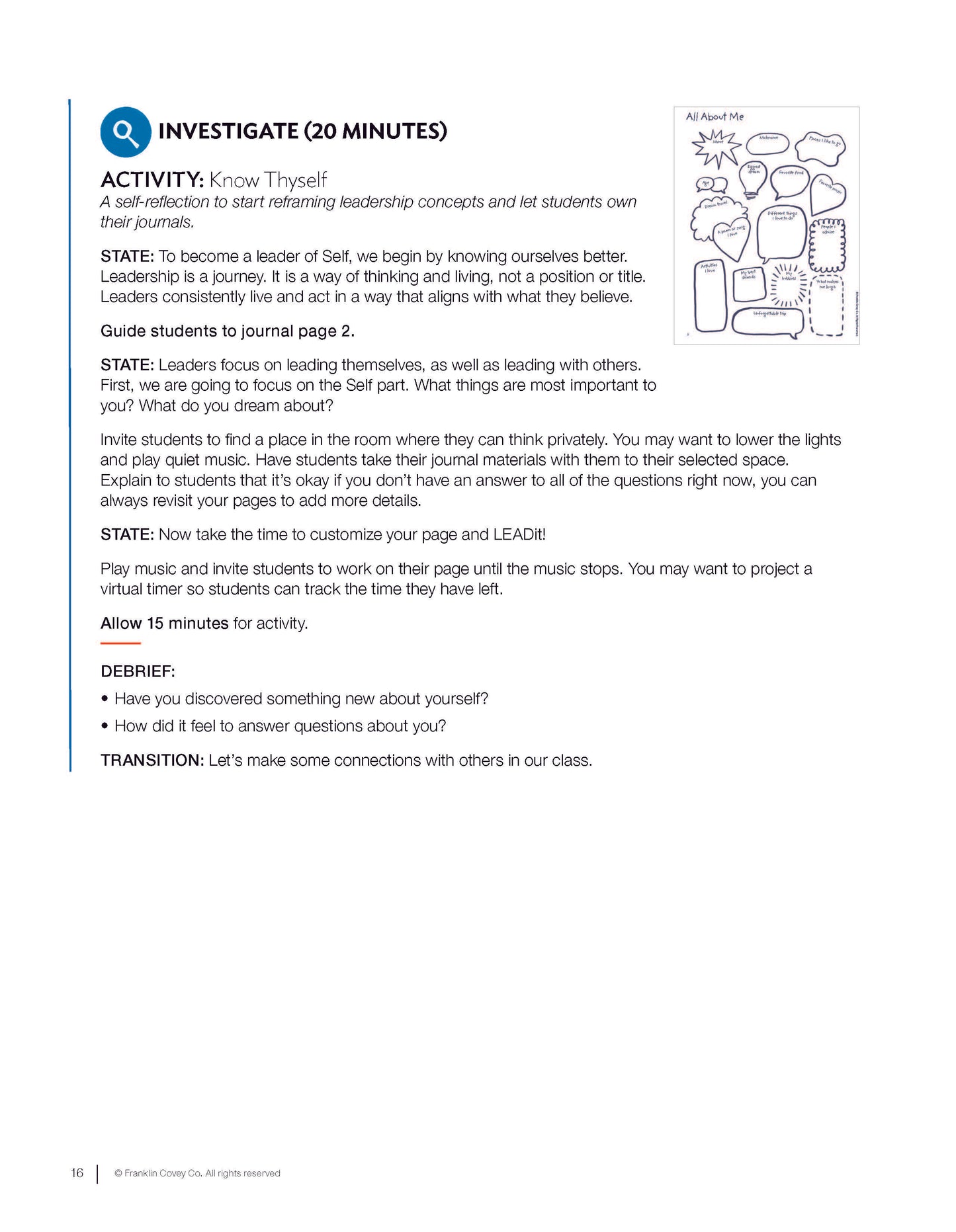 7 Habits Imagination Series Level 5: Educator Guide (NEW)