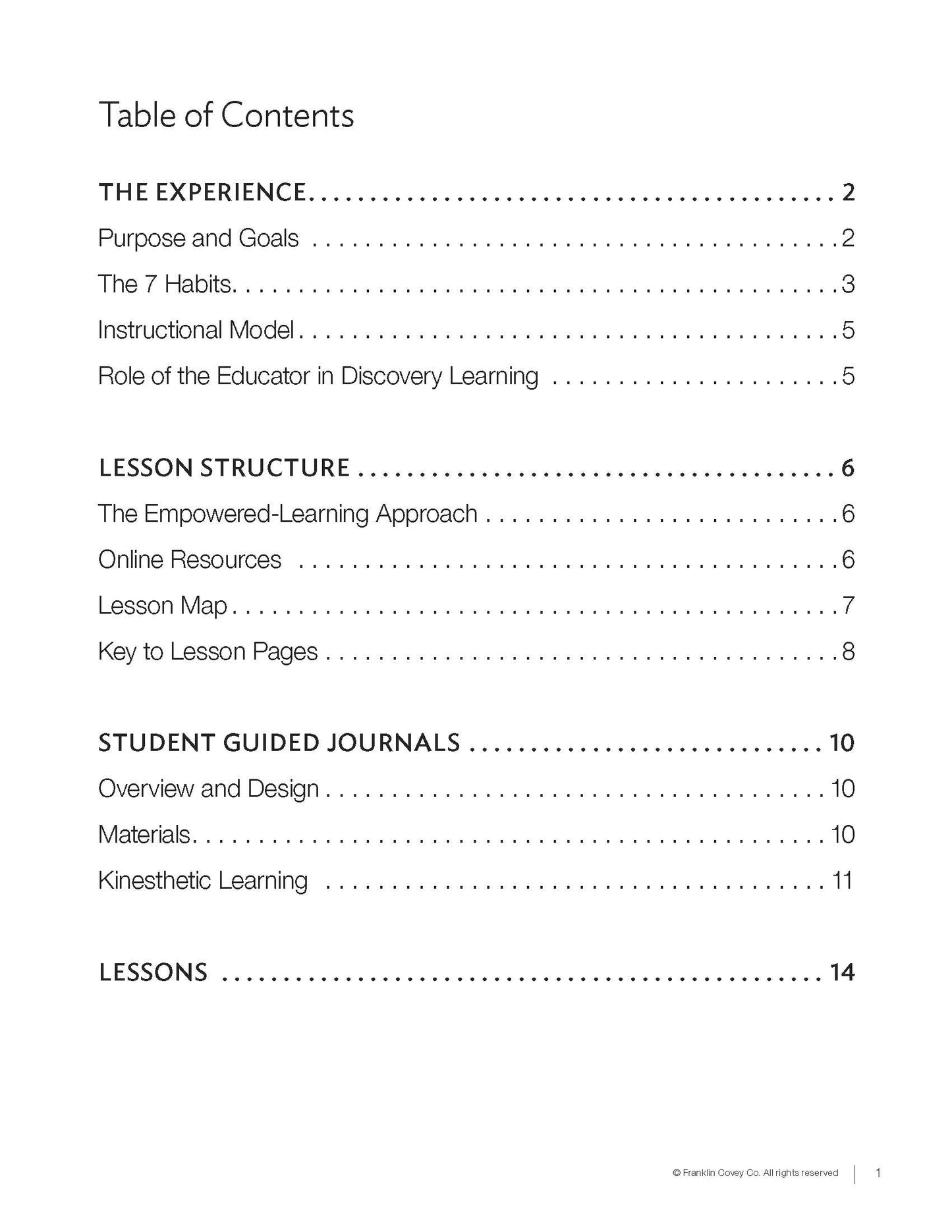7 Habits Imagination Series Level 5: Educator Guide (NEW)