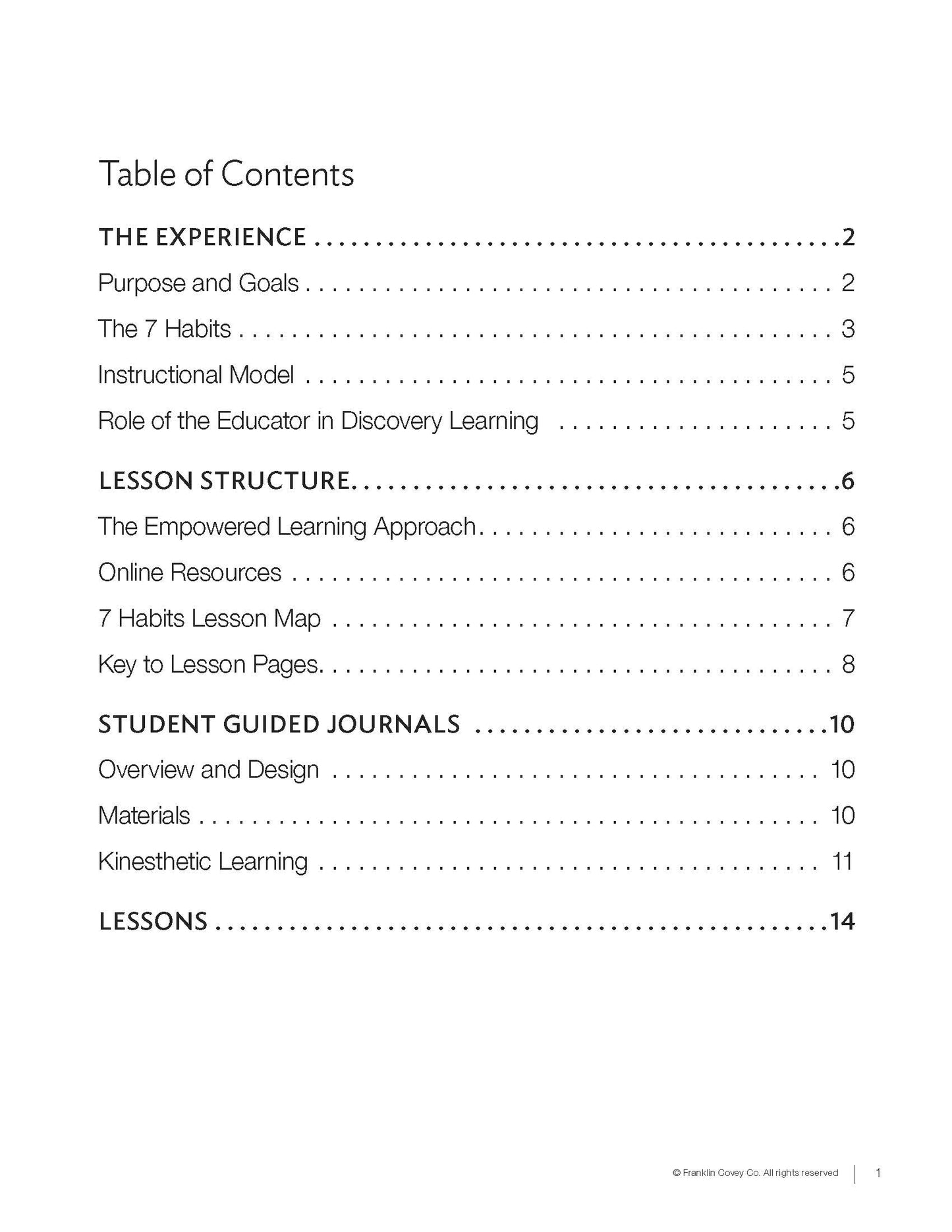 7 Habits Imagination Series Level 7: Educator Guide (NEW)