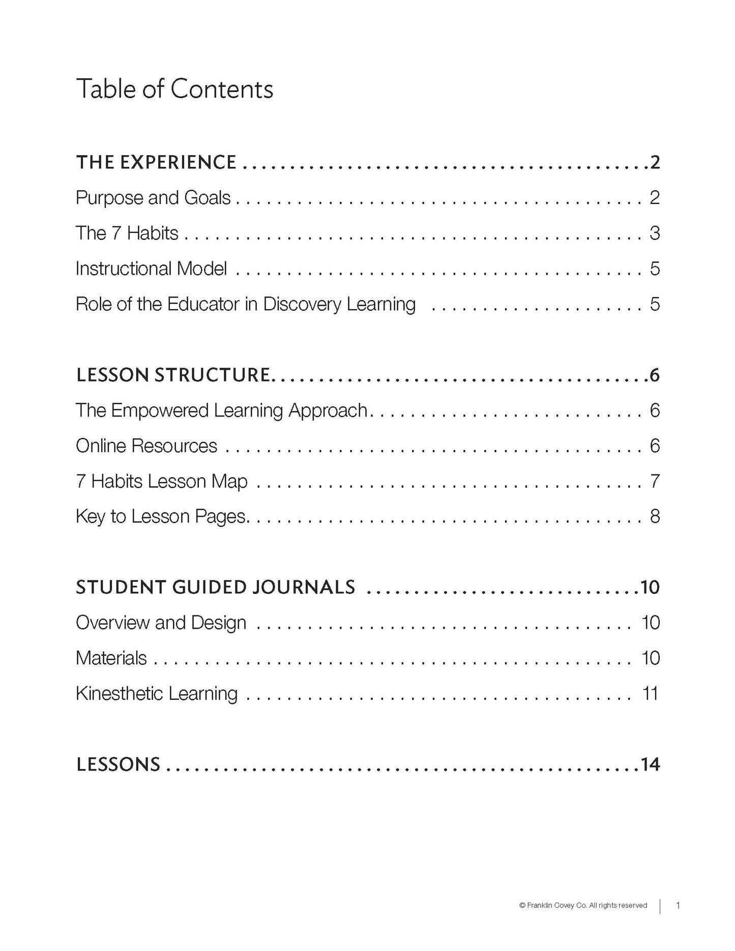 7 Habits Imagination Series Level 8: Educator Guide (NEW)