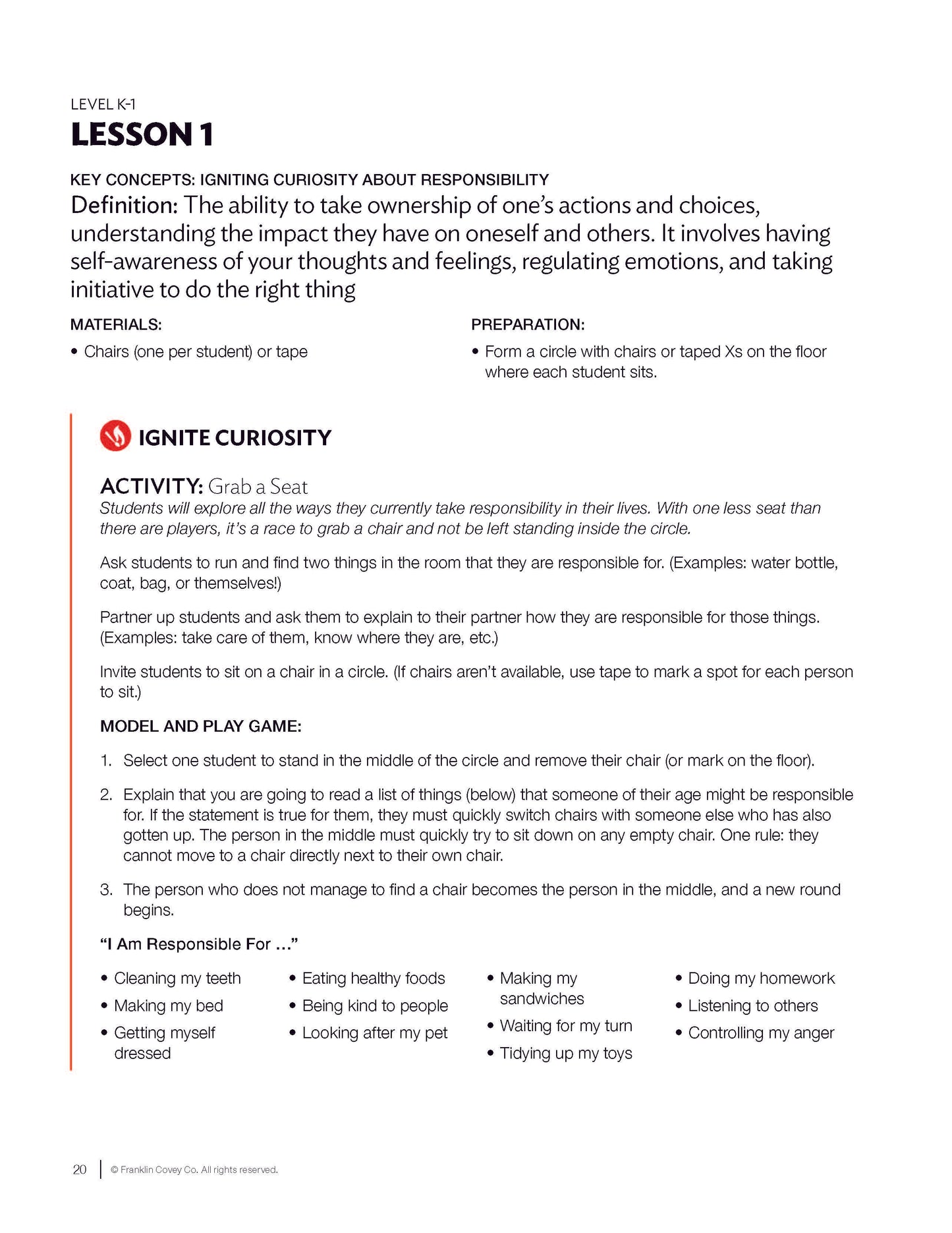 Exploration Guide Levels K-1: Educator Guide