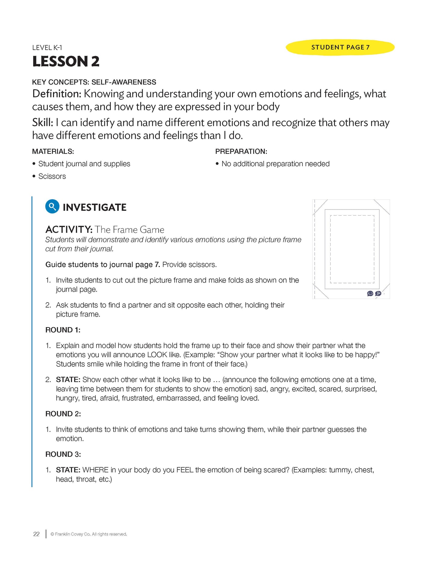 Exploration Guide Levels K-1: Educator Guide