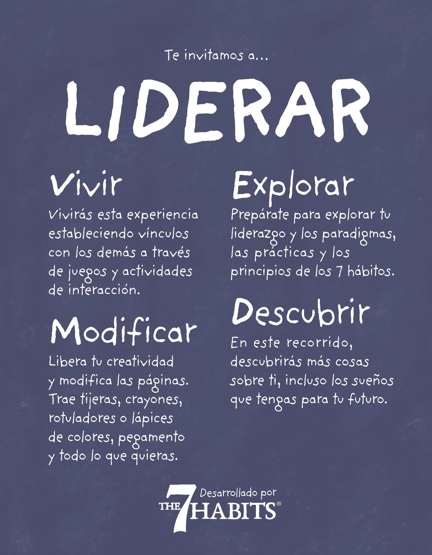 7 Habits Imagination Series Level K: Student Guide (Spanish)