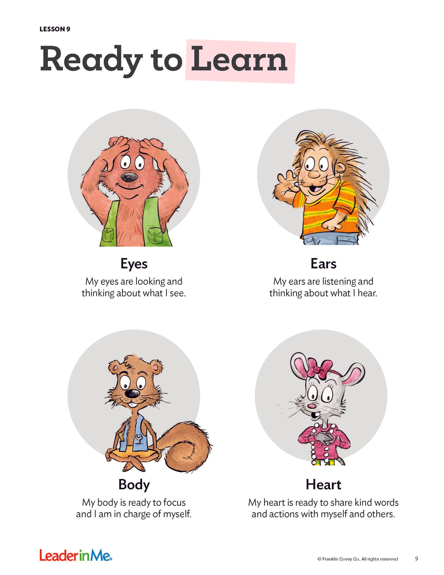 Early Learning I Am a Leader: Student/Family Edition
