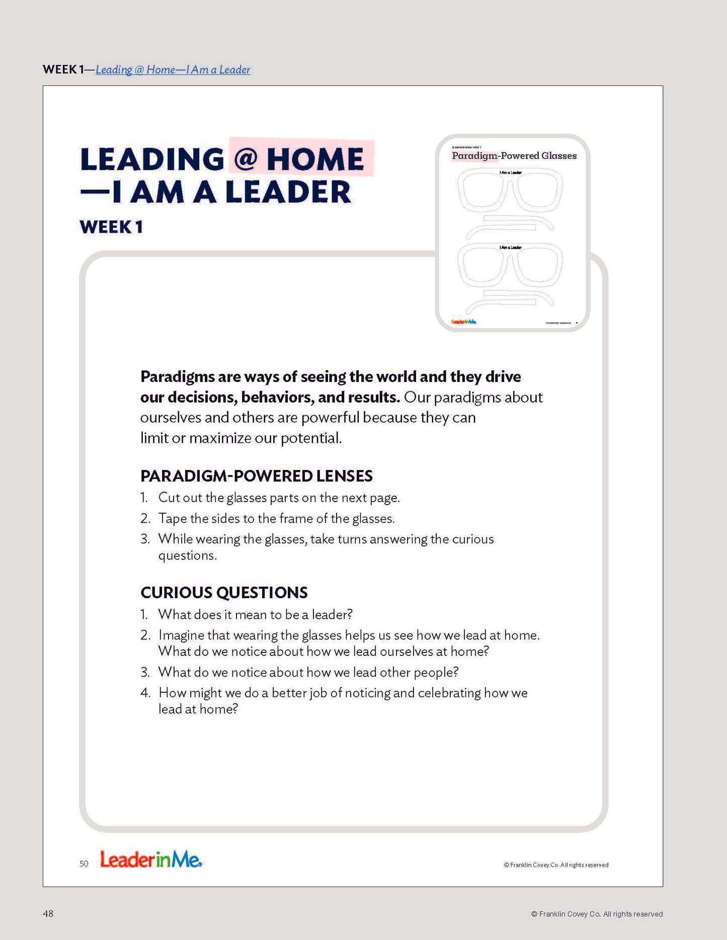 Early Learning I Am a Leader: Teacher Edition