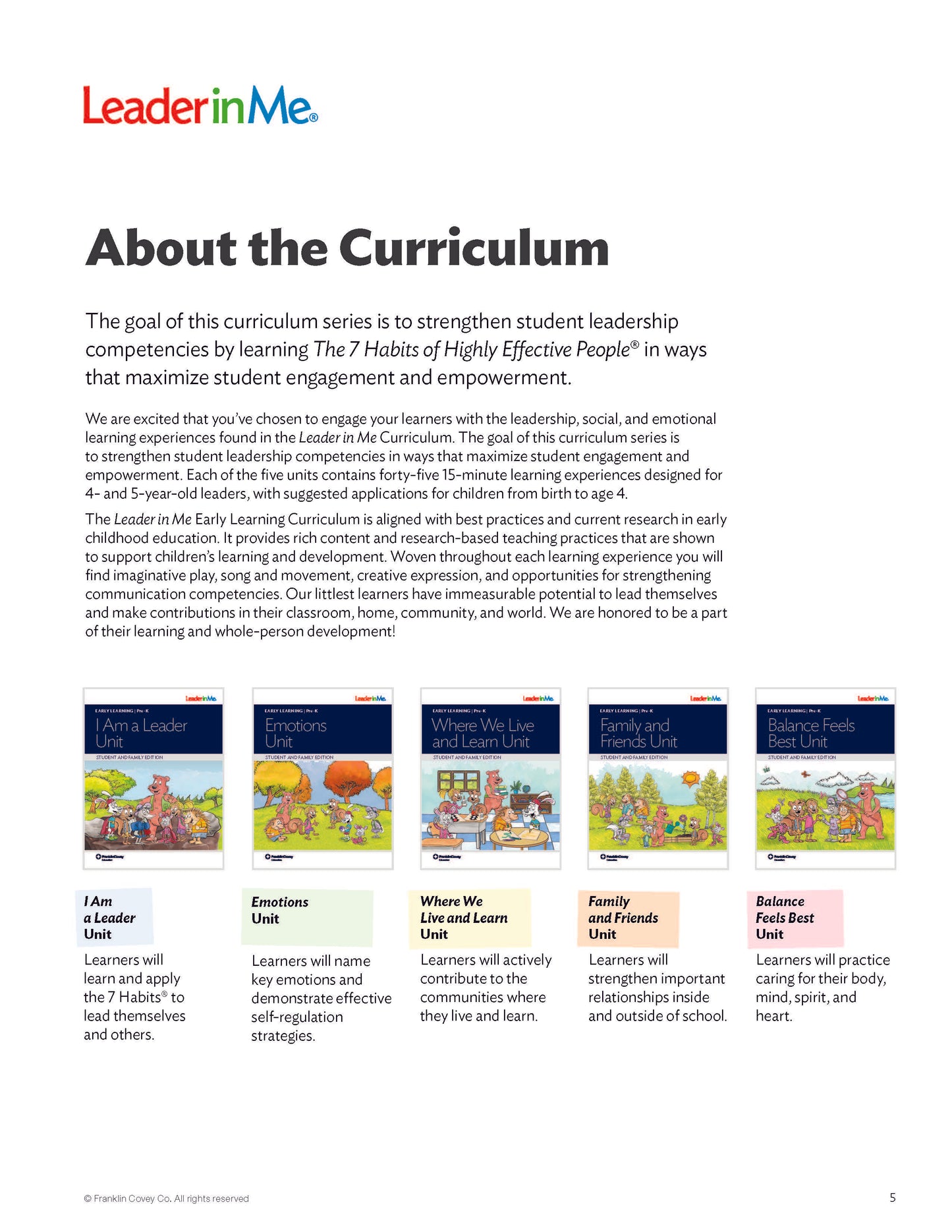 Early Learning Family and Friends: Teacher Edition