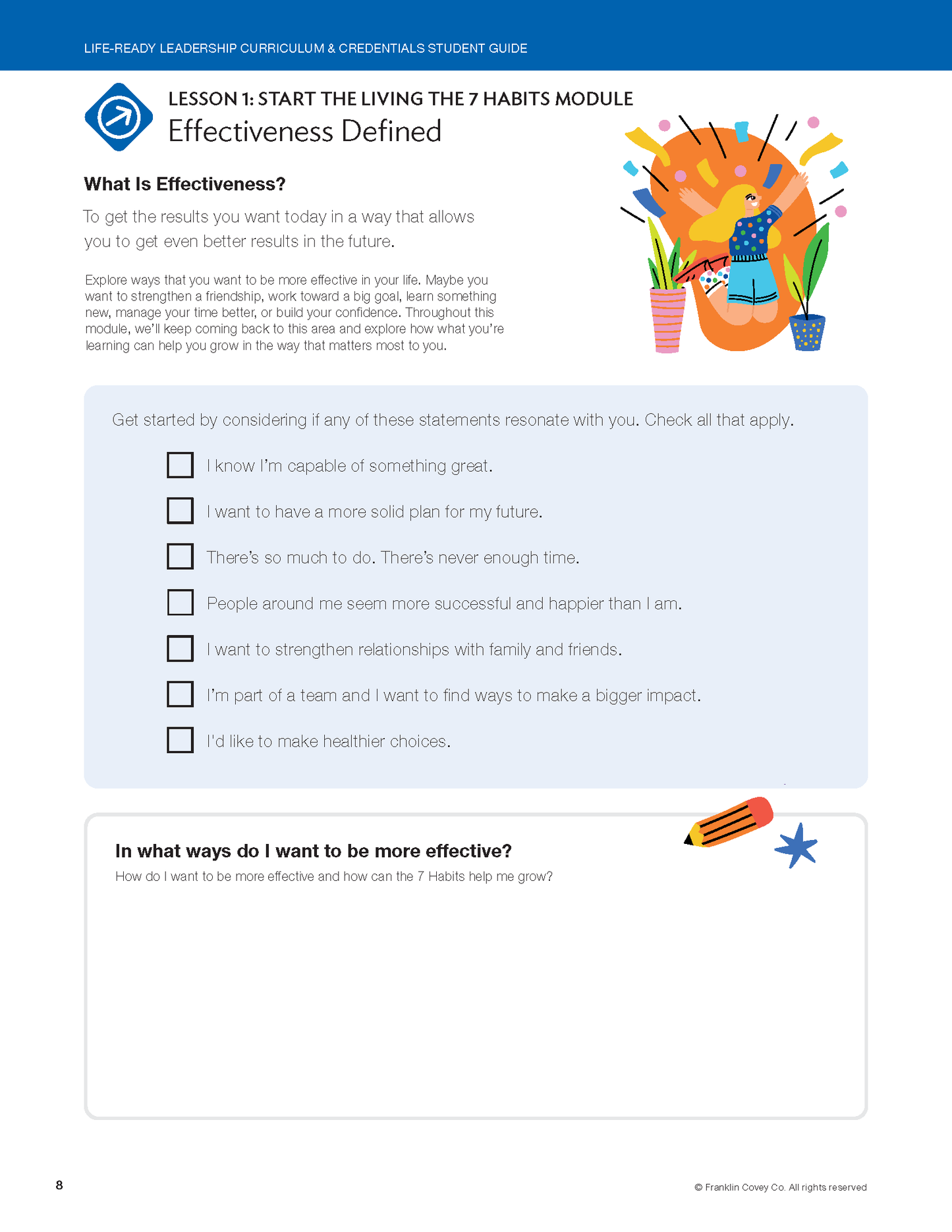 Life-Ready Leadership: Living the 7 Habits Student Guide