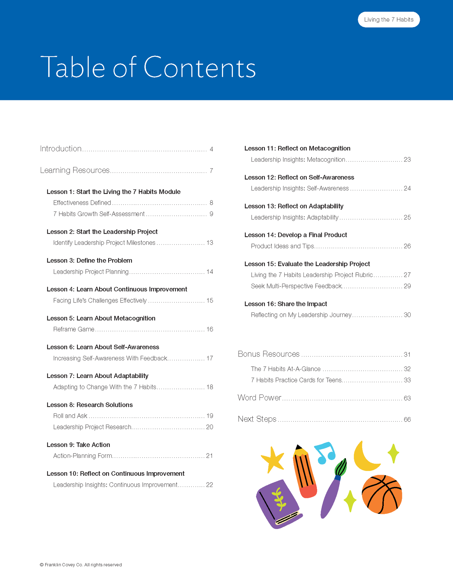 Life-Ready Leadership: Living the 7 Habits Student Guide