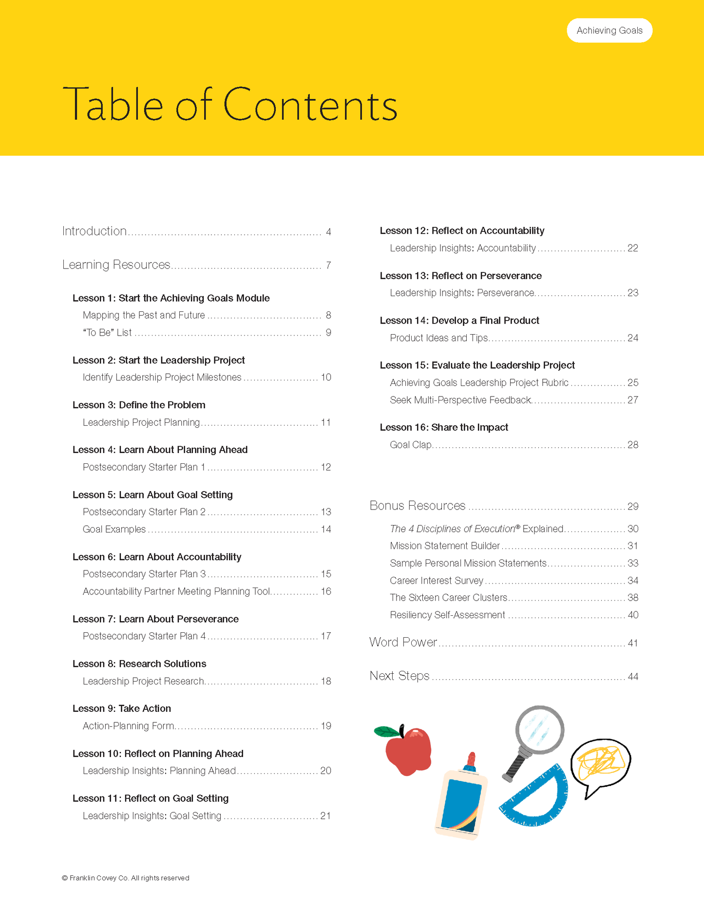 Leadership: Achieving Goals Student Guide