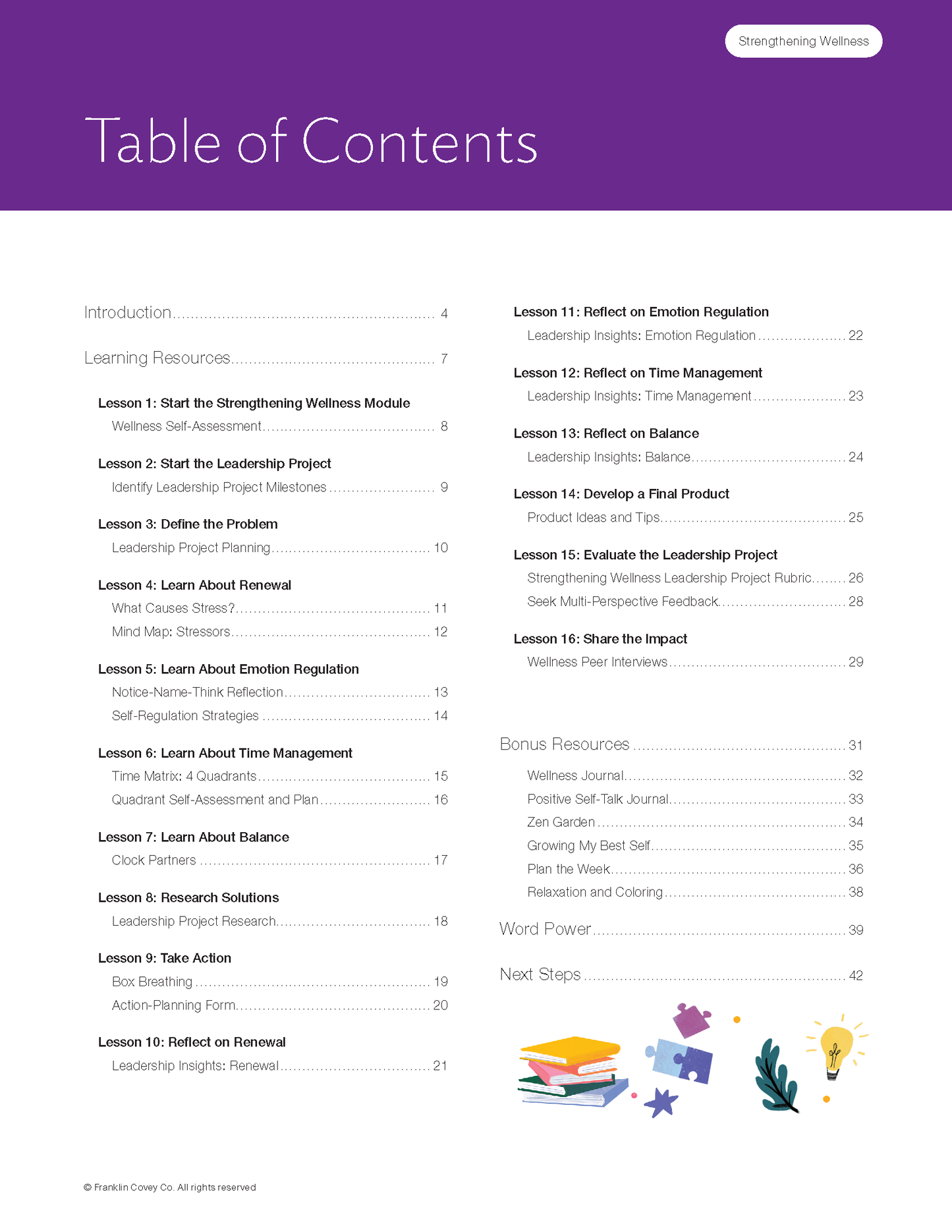 Life-Ready Leadership: Strengthening Wellness Student Guide