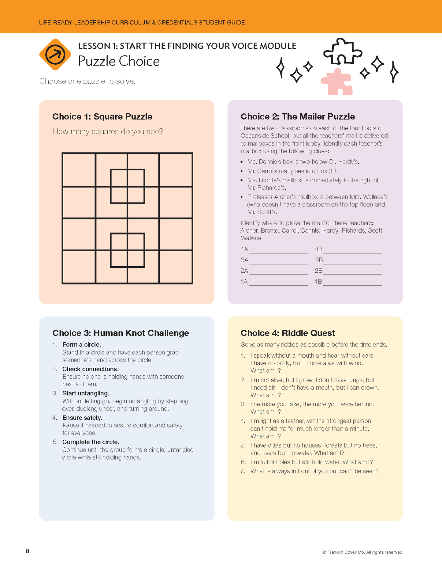 Life-Ready Leadership: Finding Your Voice Student Guide
