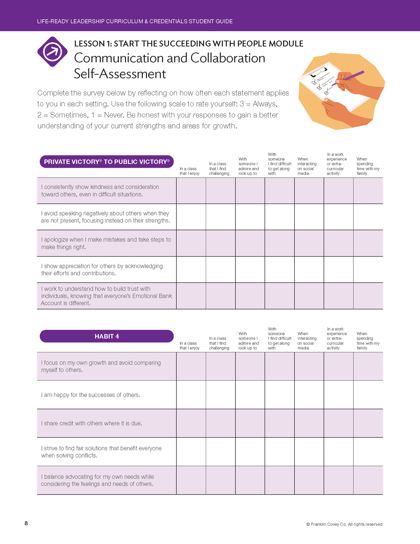 Life-Ready Leadership: Succeeding with People Student Guide