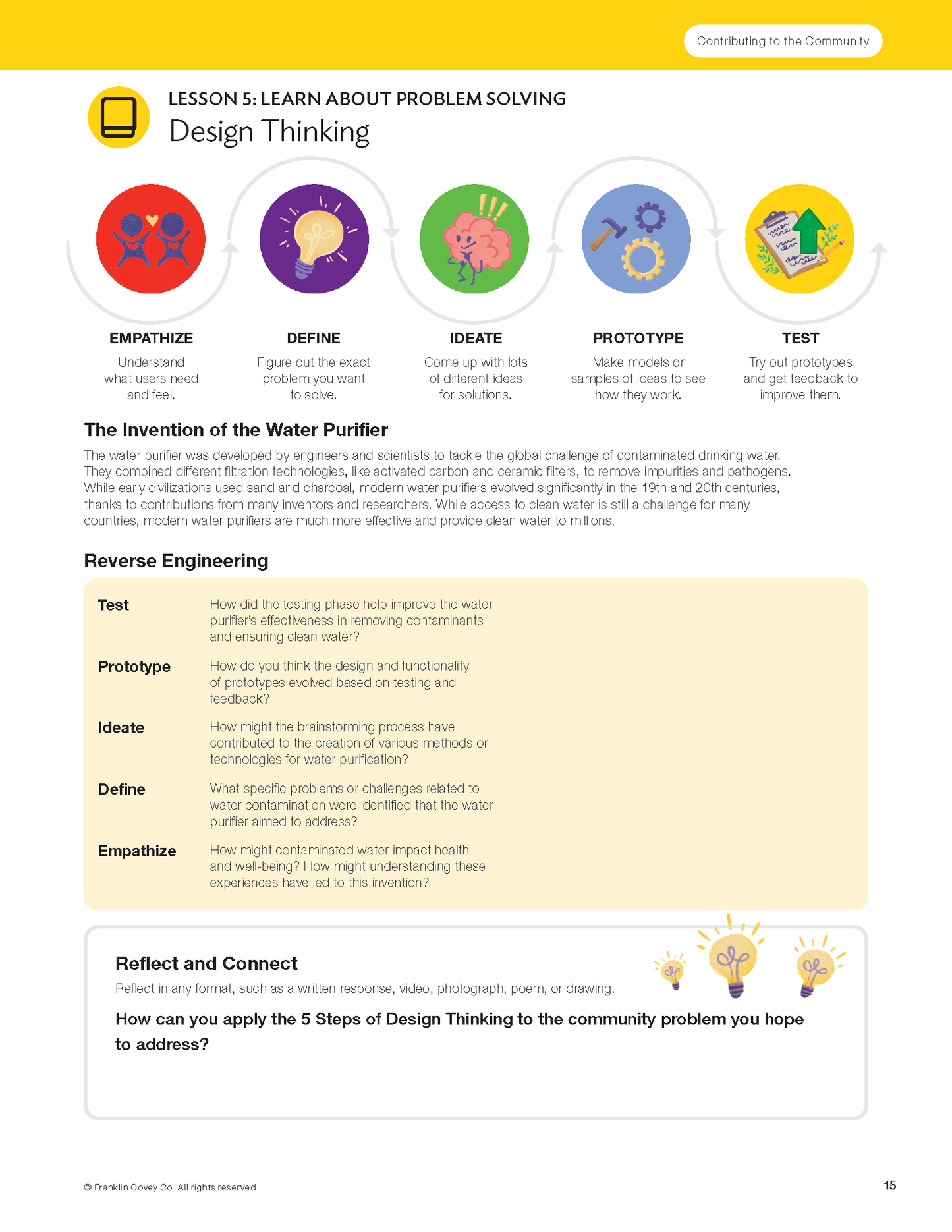 Life-Ready Leadership: Contributing to the Community Student Guide