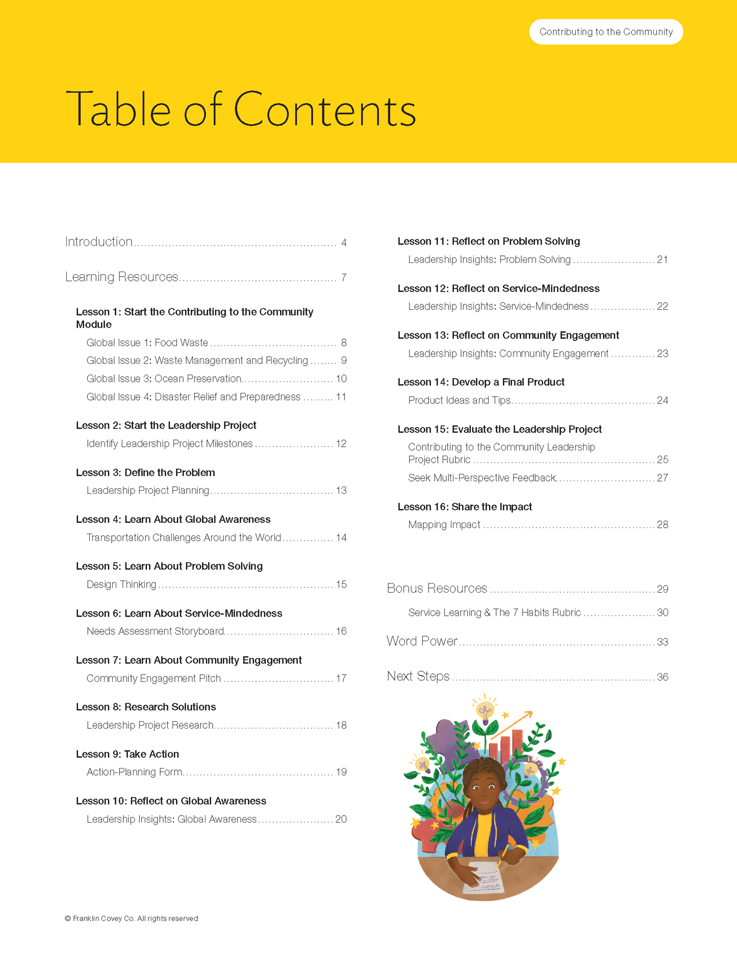 Life-Ready Leadership: Contributing to the Community Student Guide