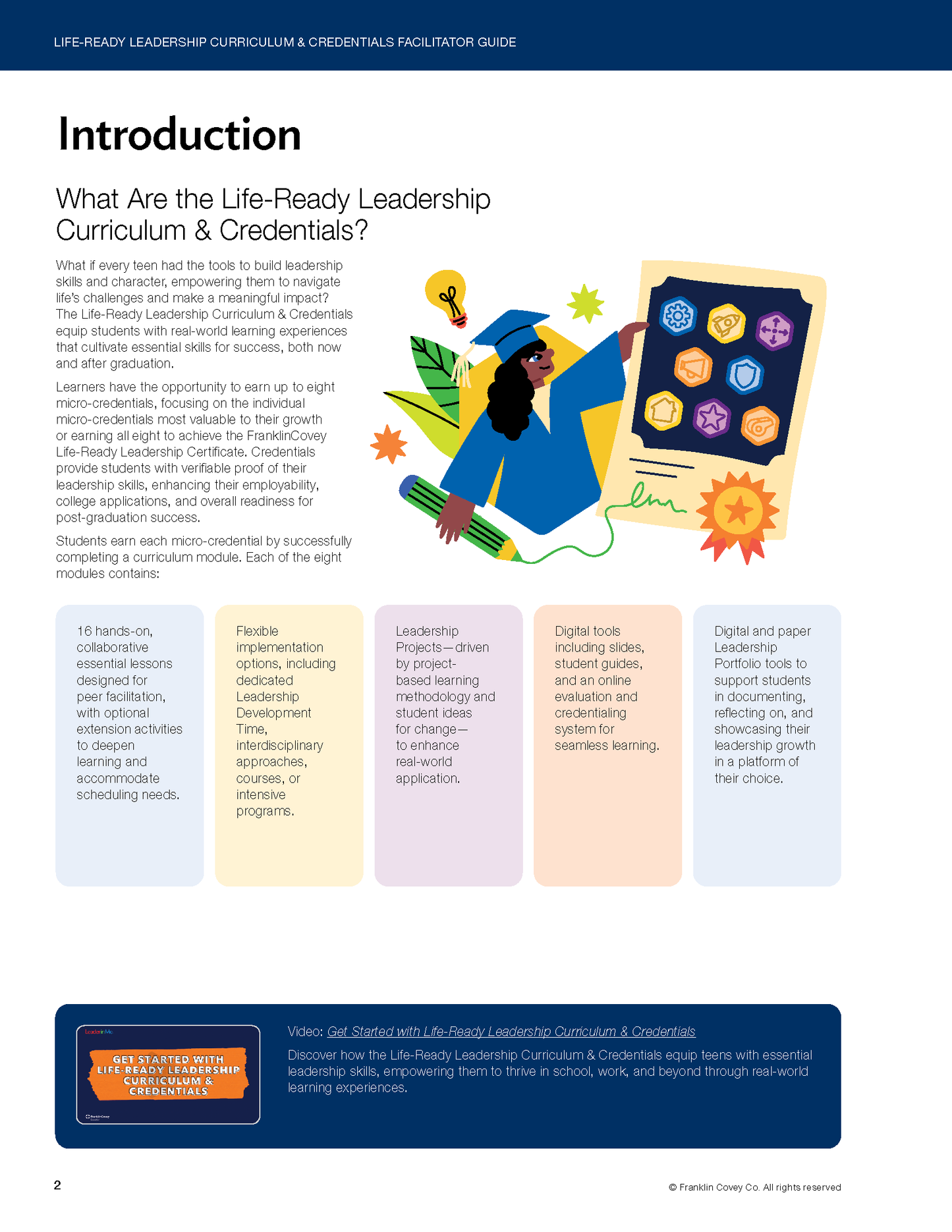 Life-Ready Leadership Curriculum & Credentials Facilitator Guide