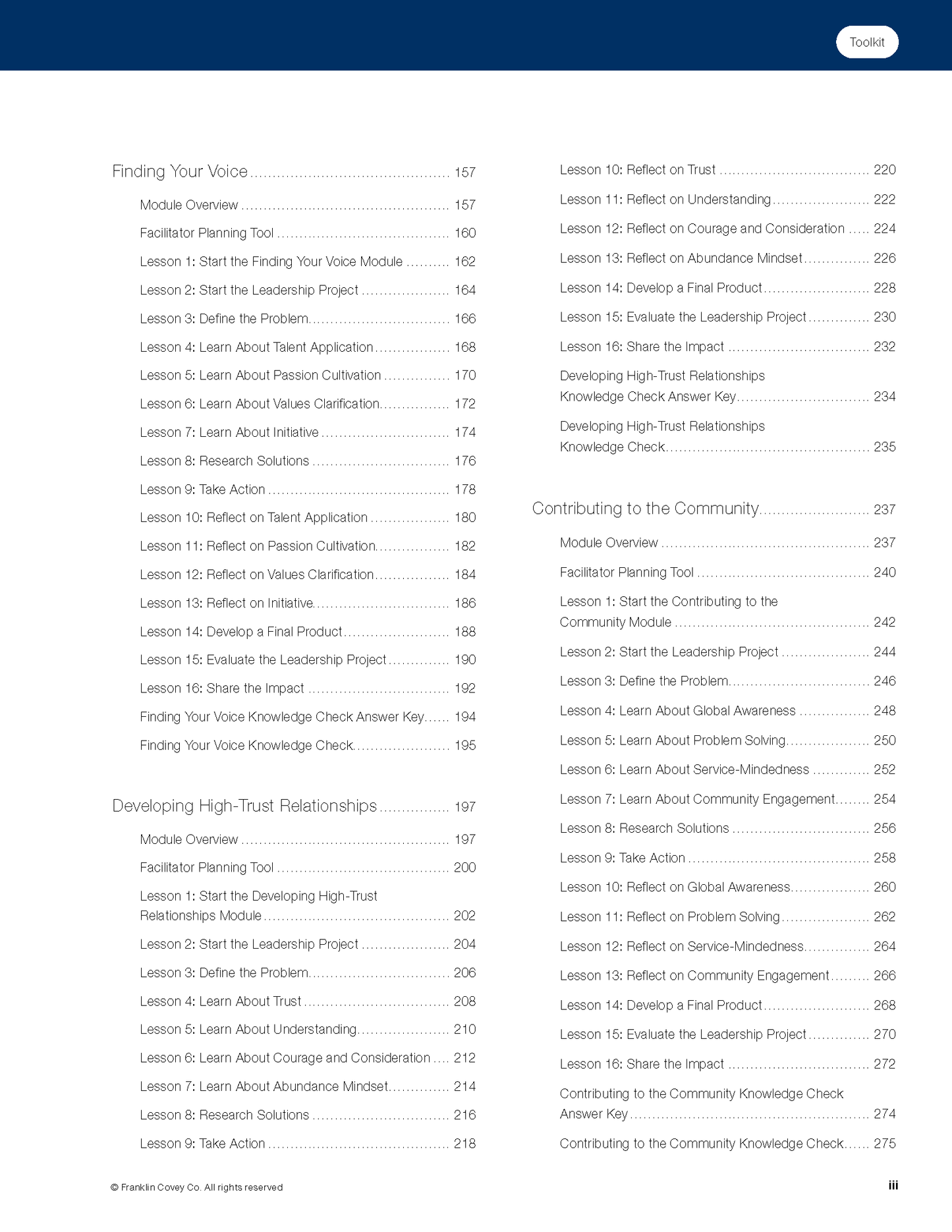 Life-Ready Leadership Curriculum & Credentials Facilitator Guide