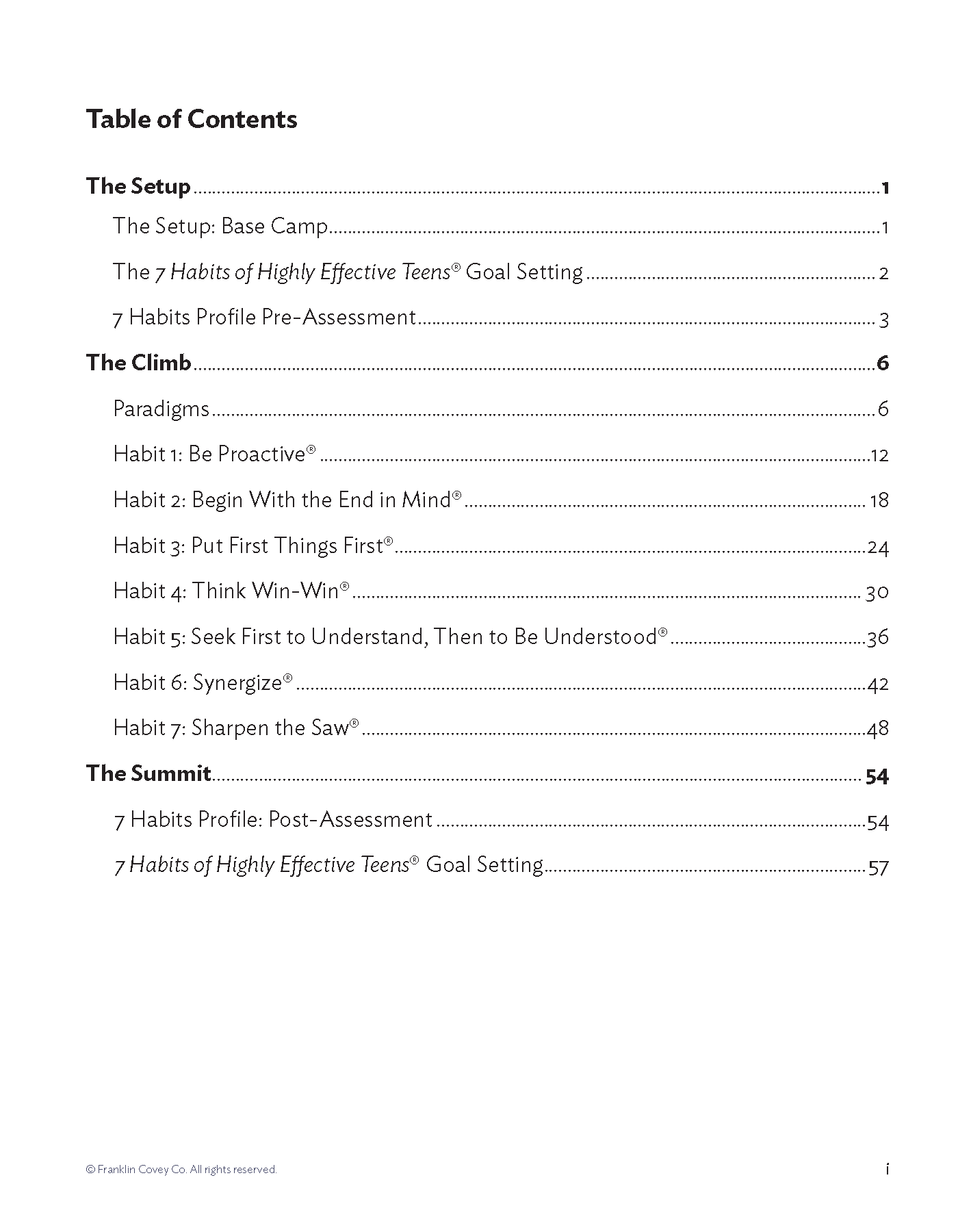 The Book and Beyond: A 7 Habits Challenge for Teens