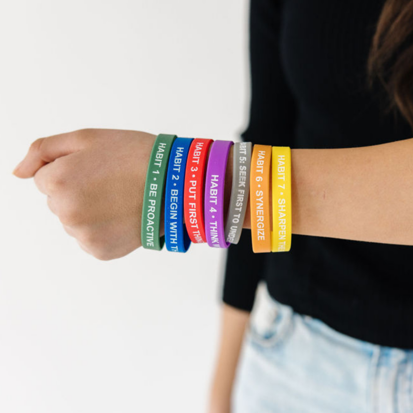 7 Habits: 7 Wristband Set (Adult)