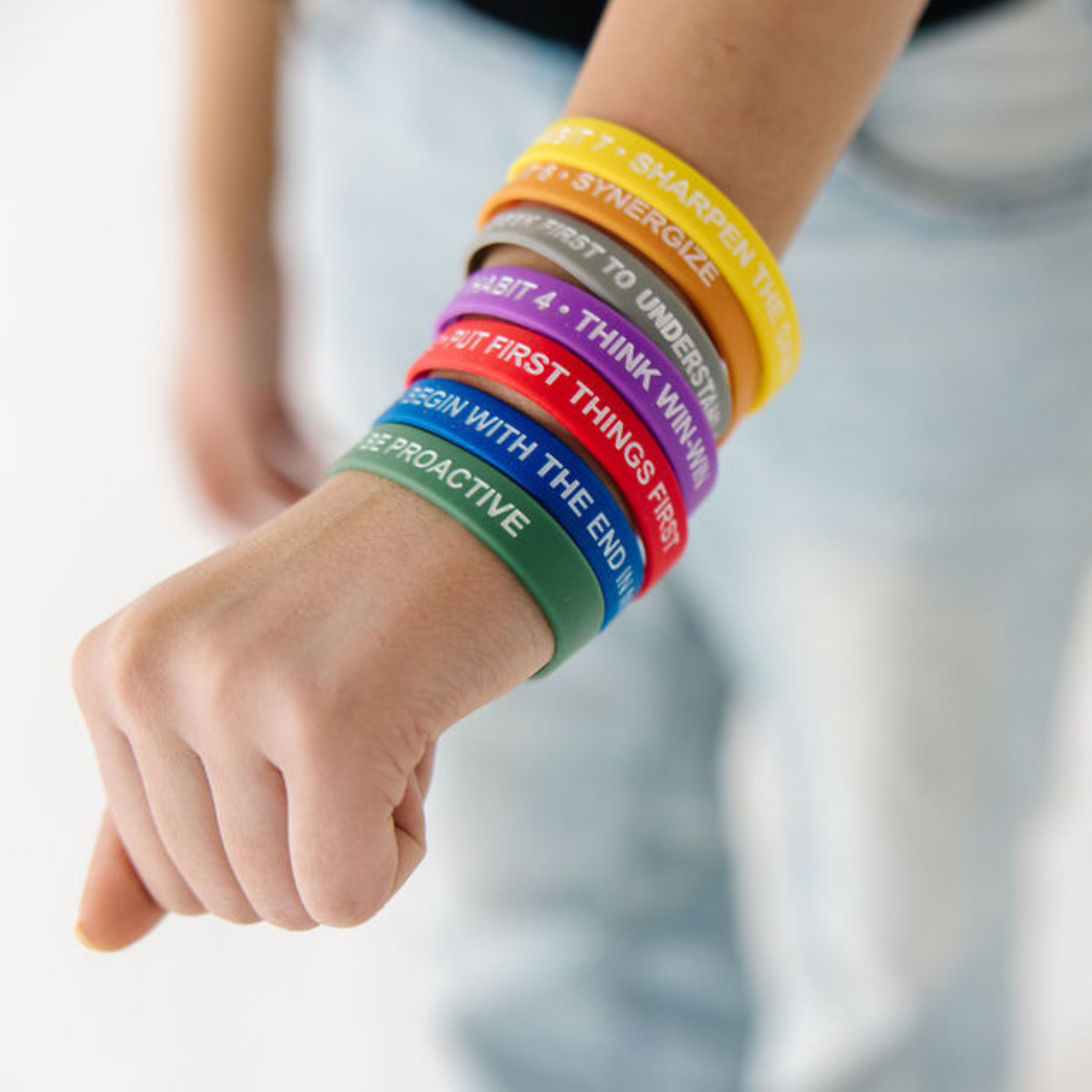 7 Habits: 7 Wristband Set (Adult)