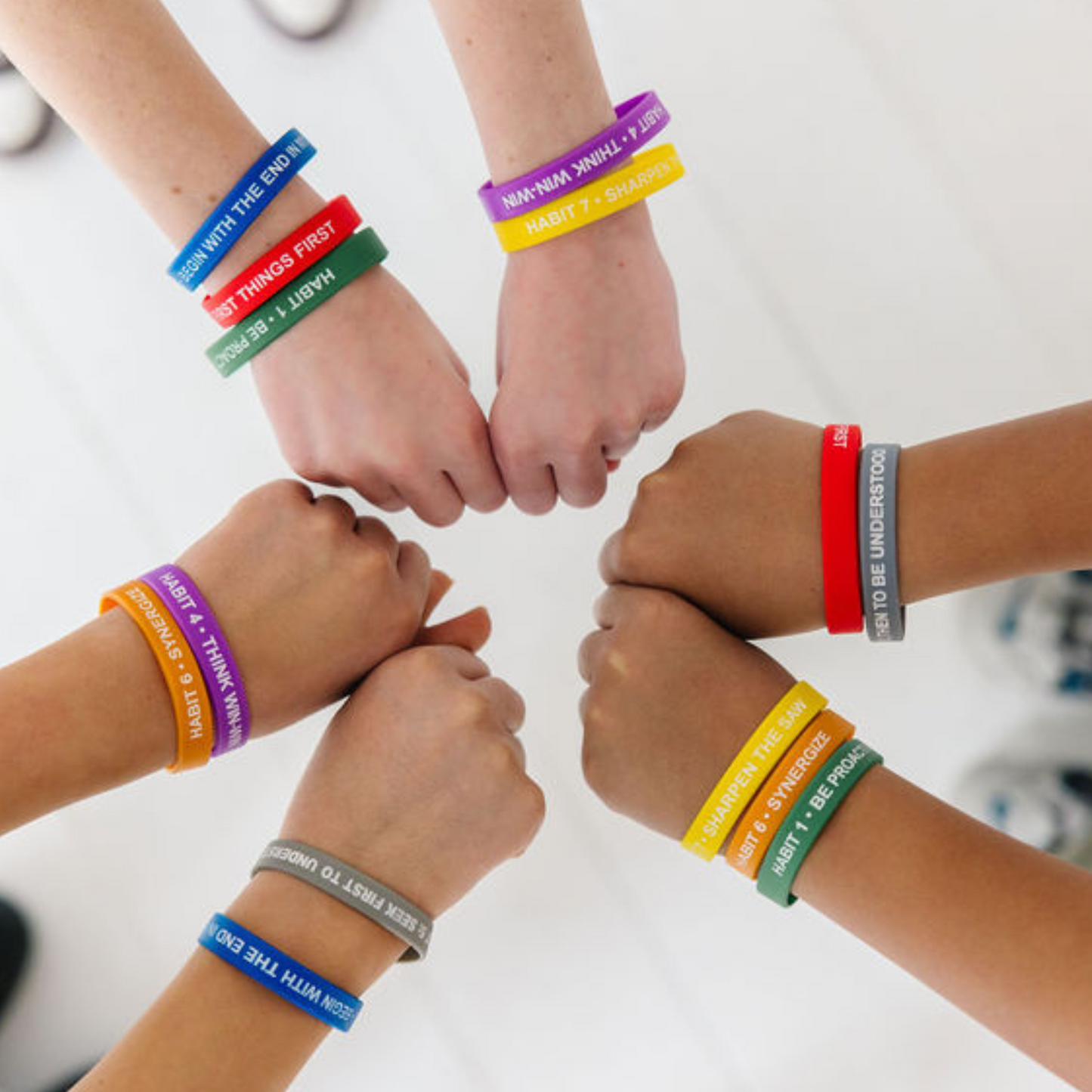 7 Habits: 7 Wristband Set (Adult)