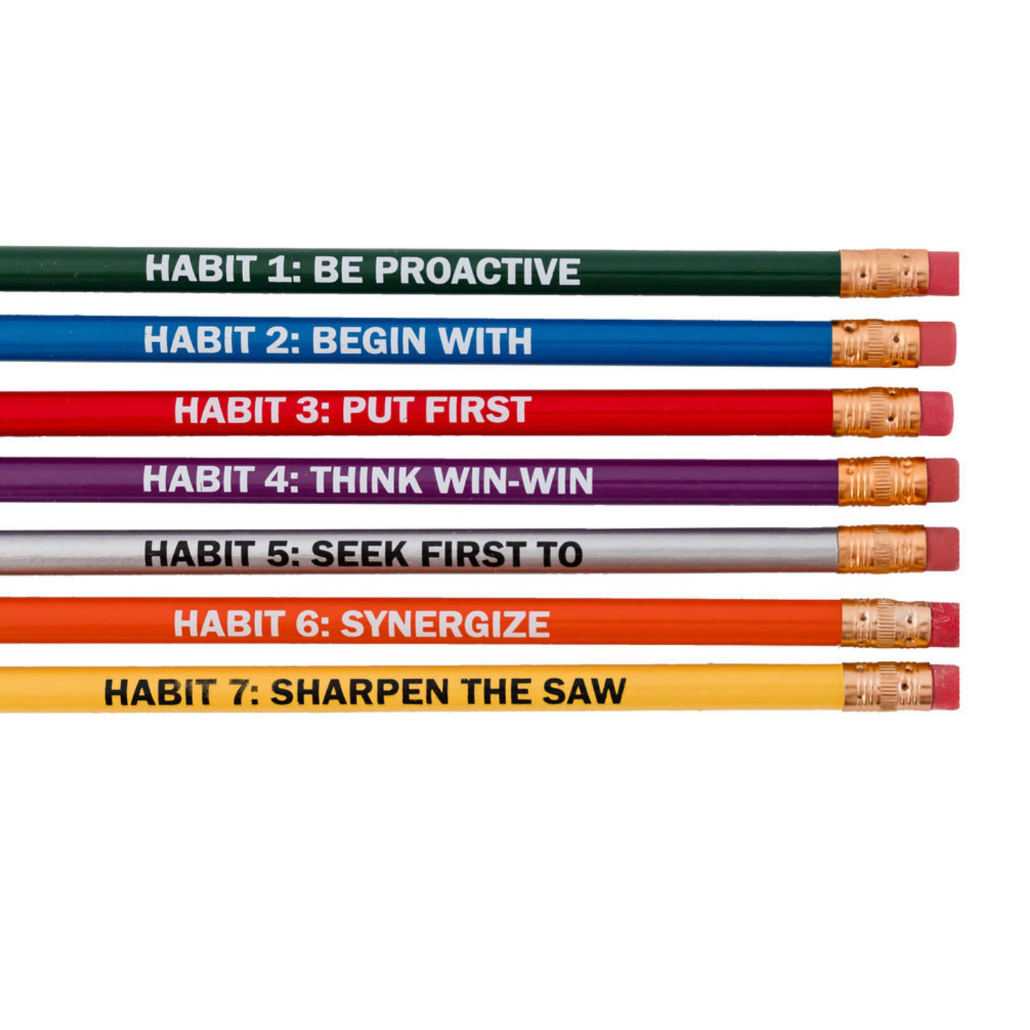 7 Habits of Happy Kids: 7 Pencils and Pencil Case Bundle