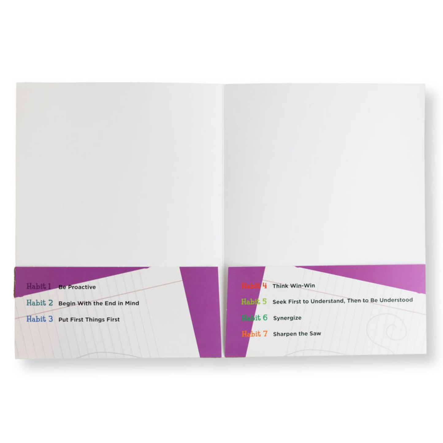 7 Habits of Happy Kids: Folder (Purple)