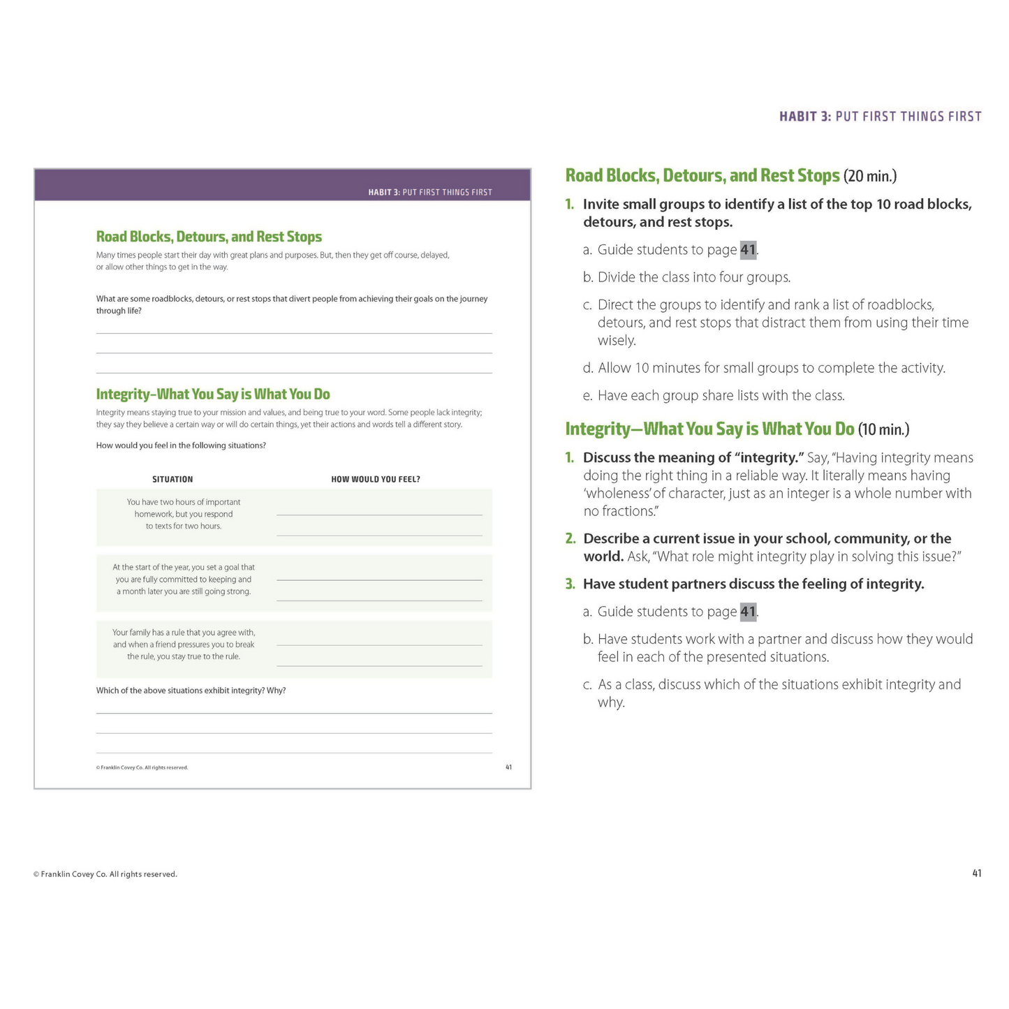 7 Habits of Highly Effective Teens: Teacher Discovery Guide