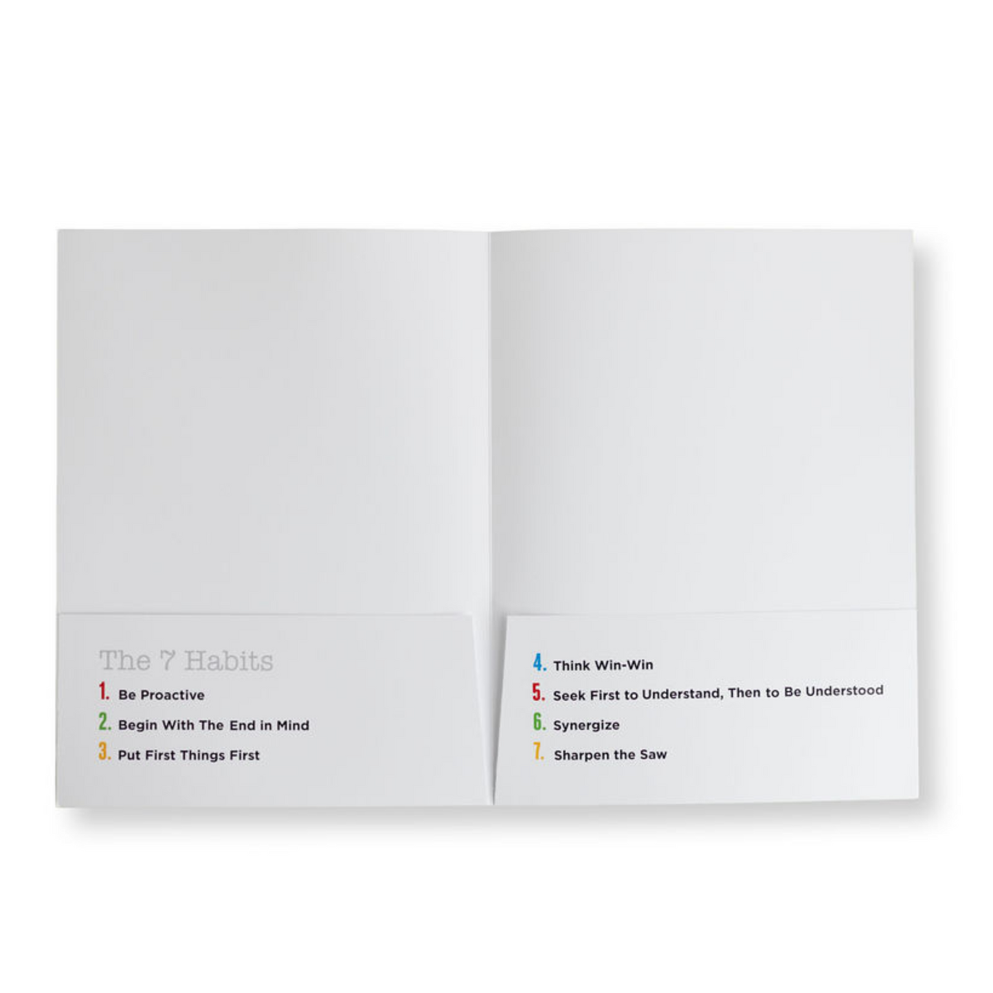 Leader in Me: Folder (White)