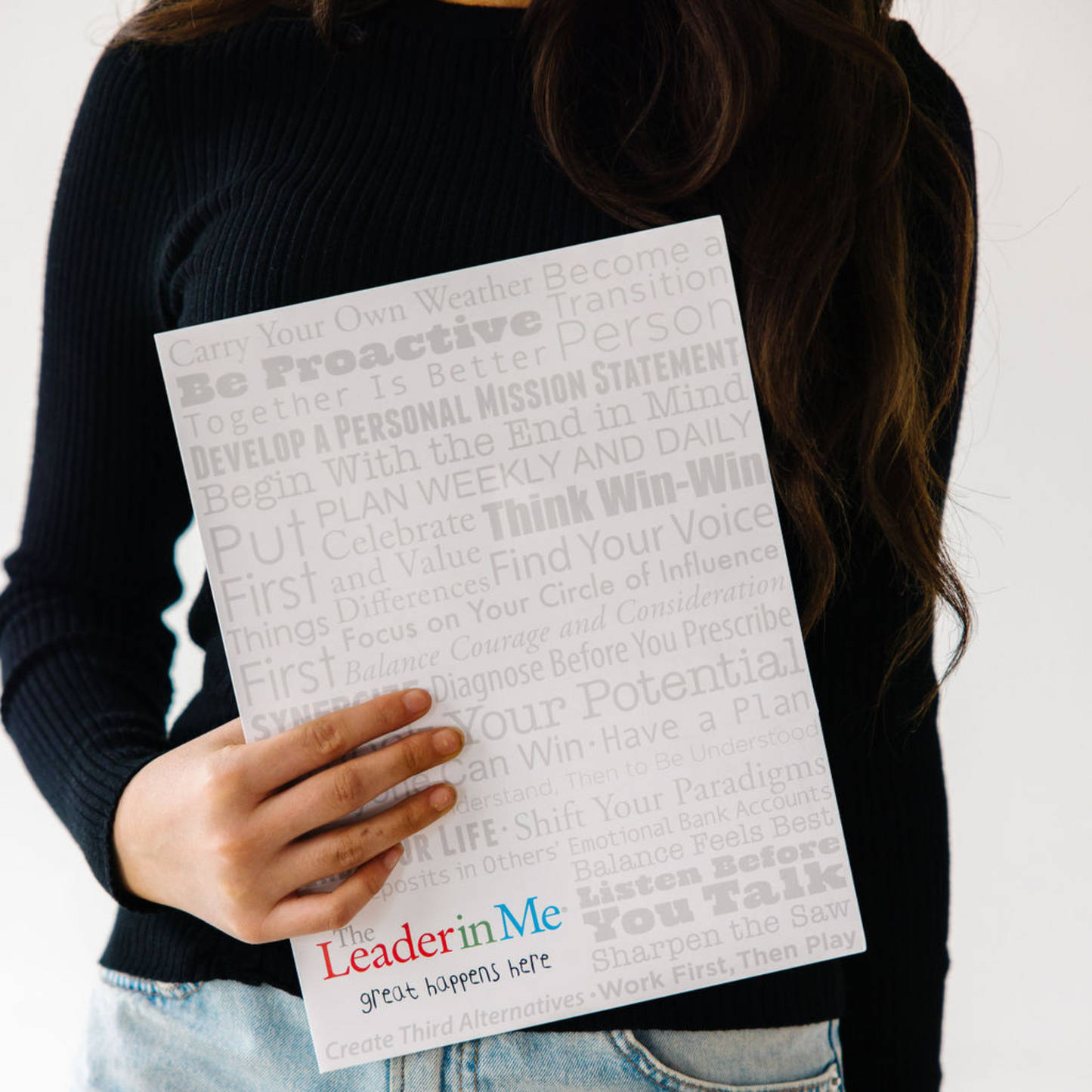 Leader in Me: Folder (White)