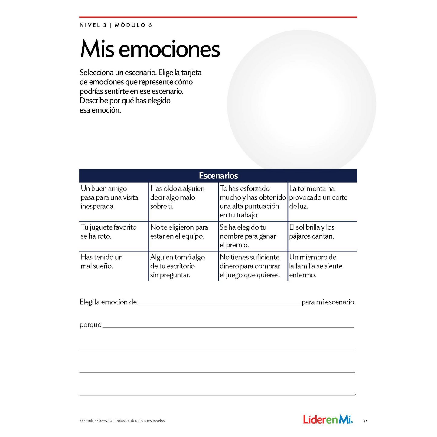 Curriculum Companion Level 3: Student Edition (Spanish)