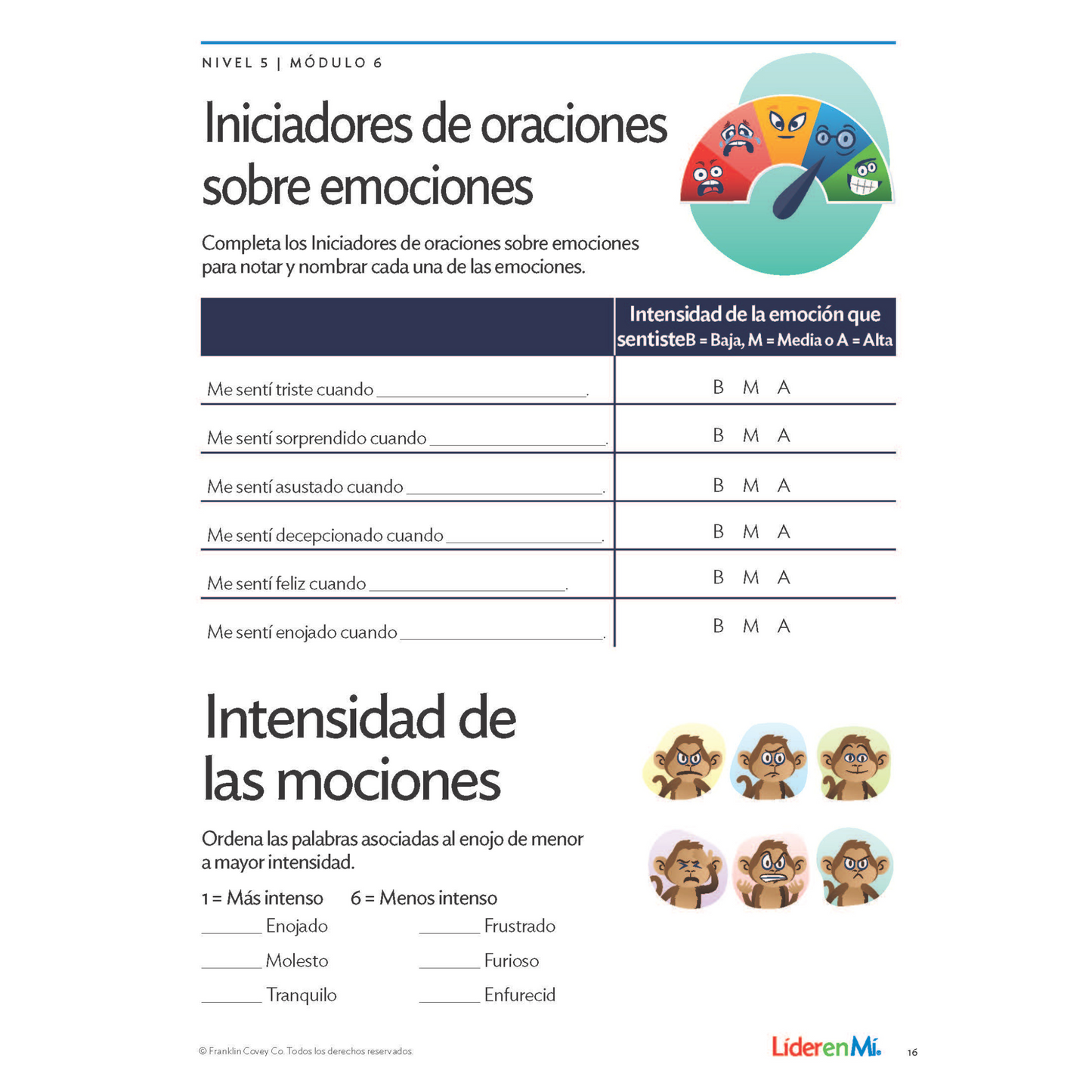 Curriculum Companion Level 5: Student Edition (Spanish)