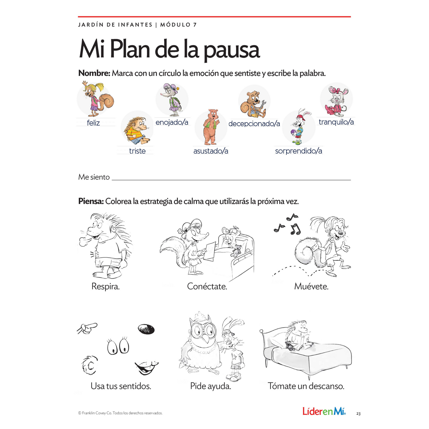 Curriculum Companion Level K: Student Edition (Spanish)