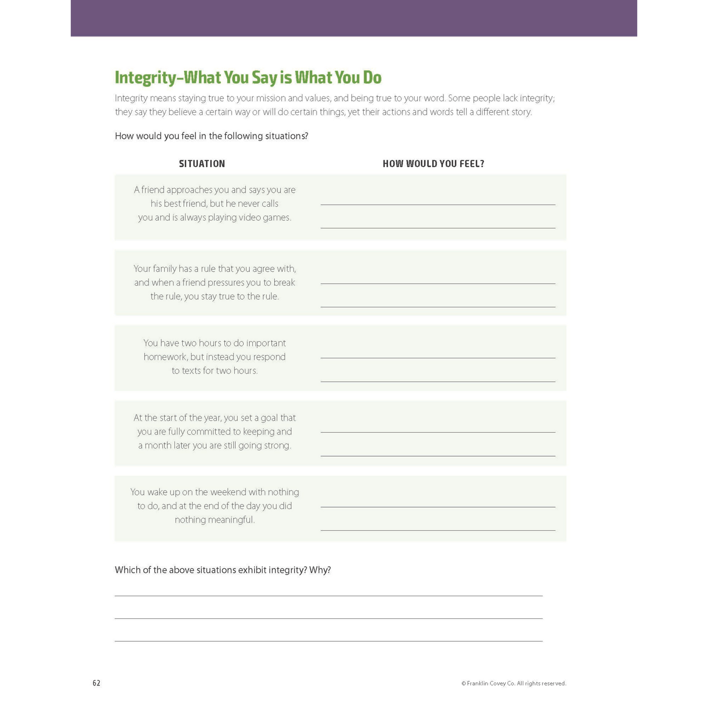 7 Habits of Highly Effective Teens: Student Leadership Guide
