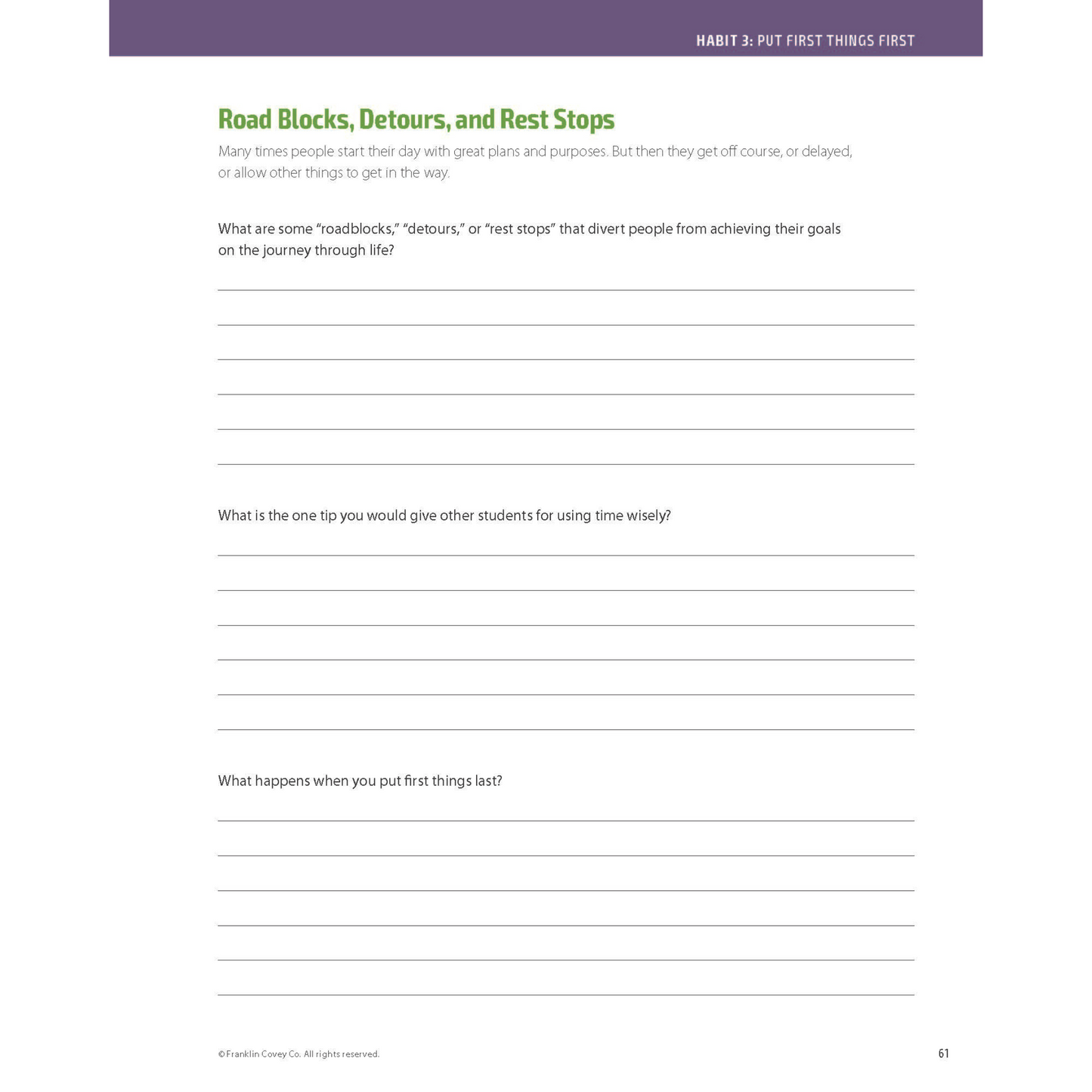 7 Habits of Highly Effective Teens: Student Leadership Guide