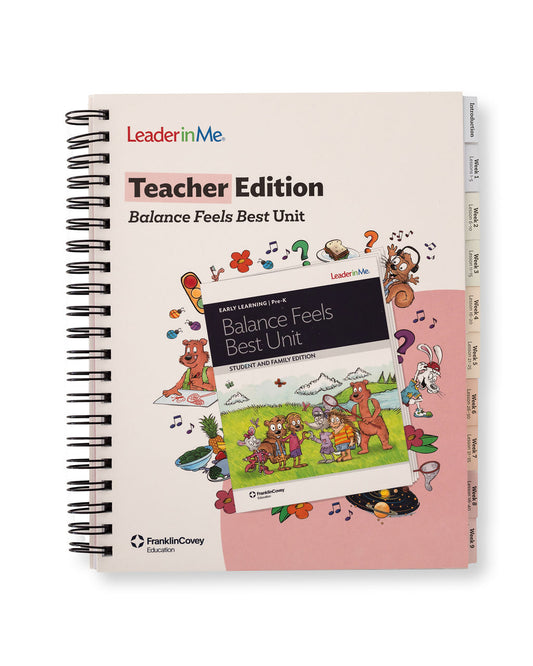 Early Learning Balance Feels Best: Teacher Edition
