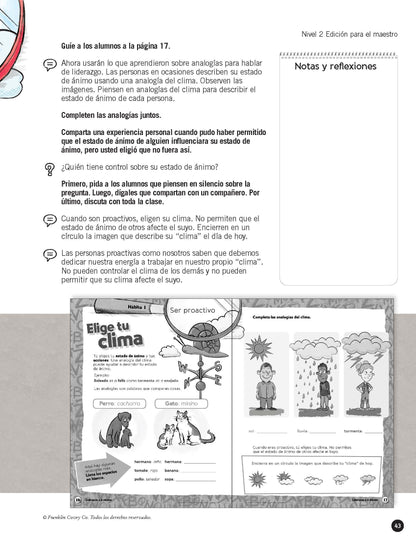 Leadership Guide Level 2: Teacher Edition (Spanish)