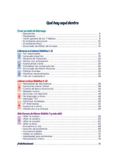 Leadership Guide Level 3: Student Edition (Spanish)